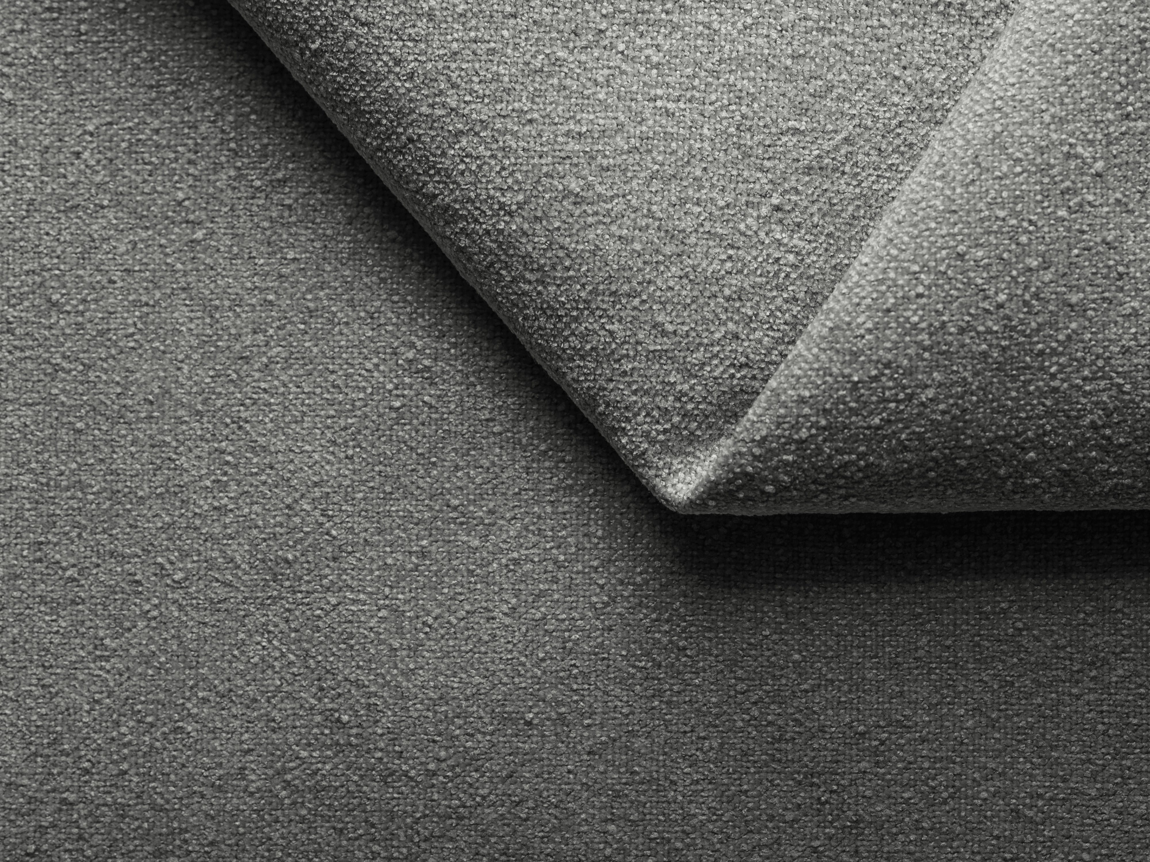 Modulaire 3-zitsbank AILANI grijze boucle