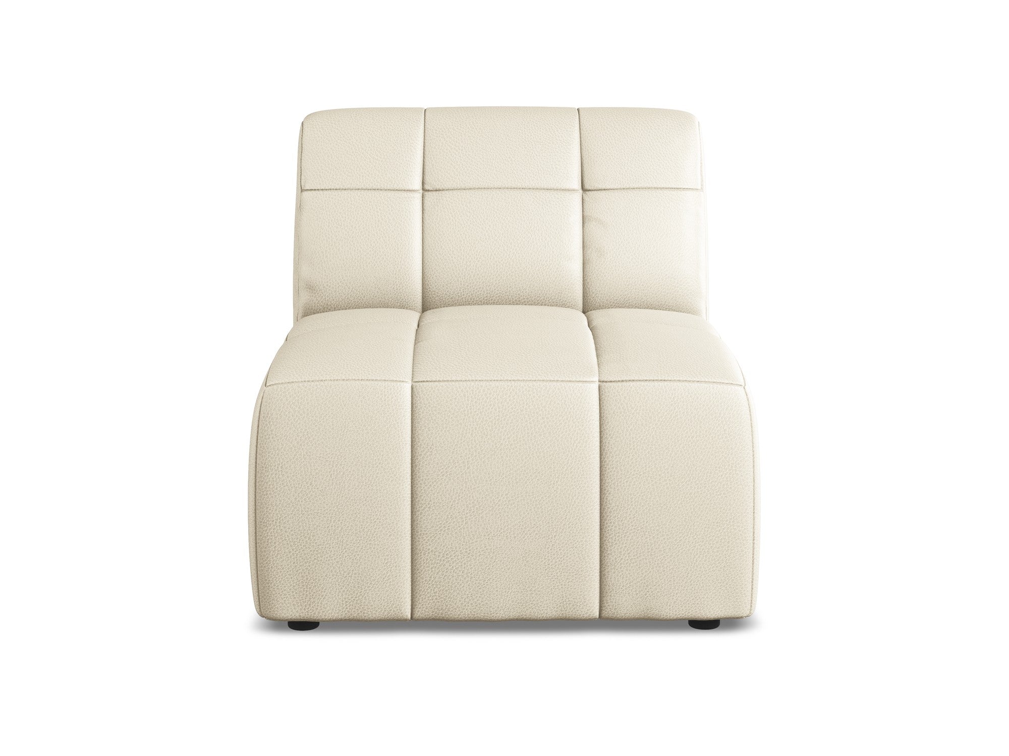 Fauteuil / module ALOHA lichtbeige ecologische leer