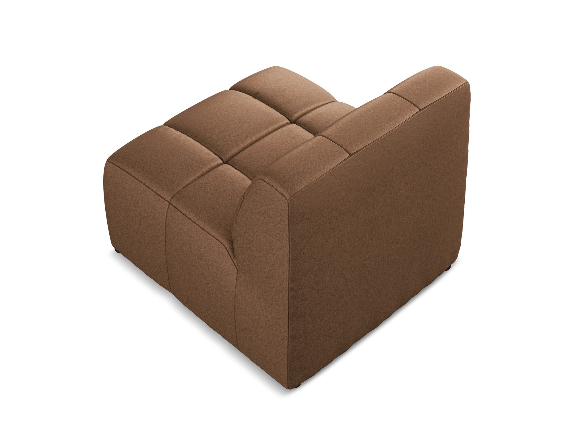 Armchair / module ALOHA chocolate eco-leather