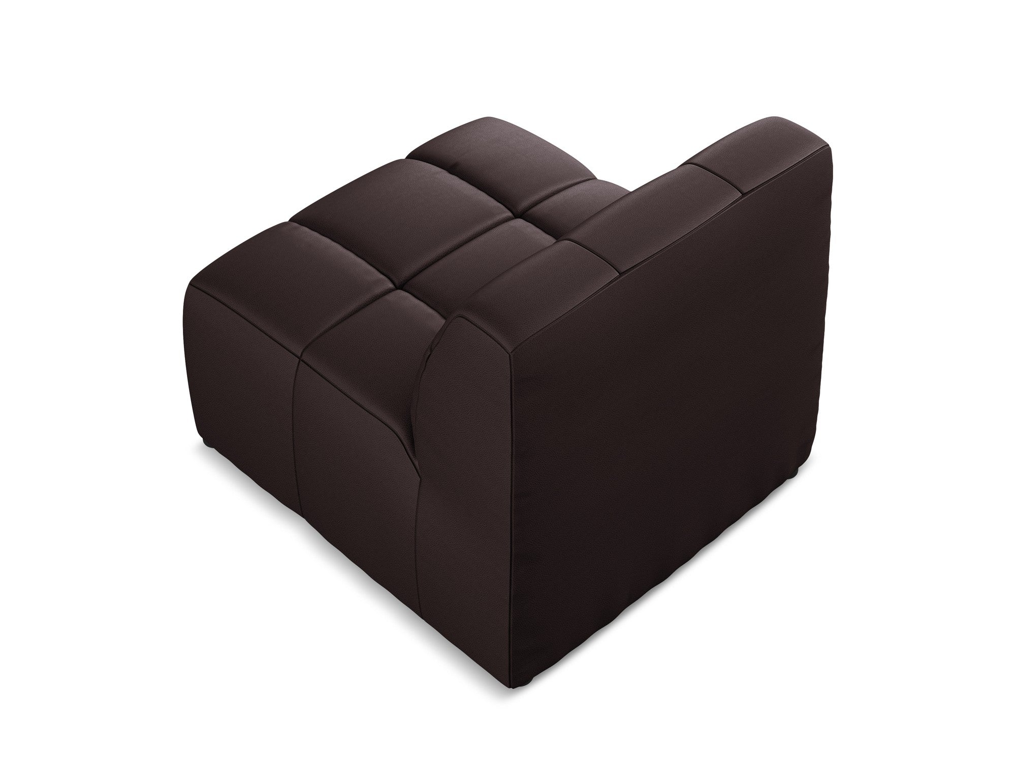 Armchair / ALOHA module plum eco-leather