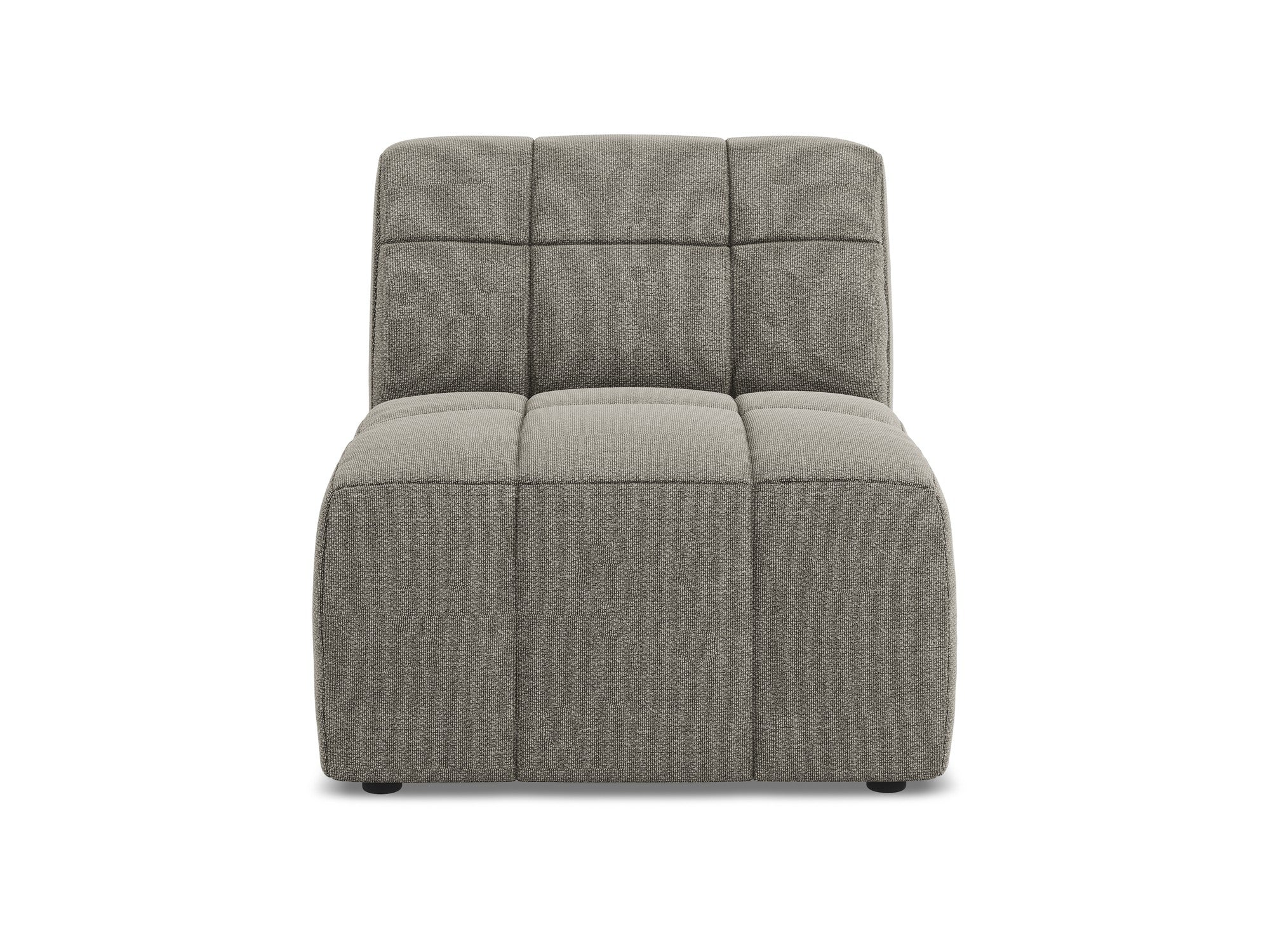 Armchair / module ALOHA gray boucle