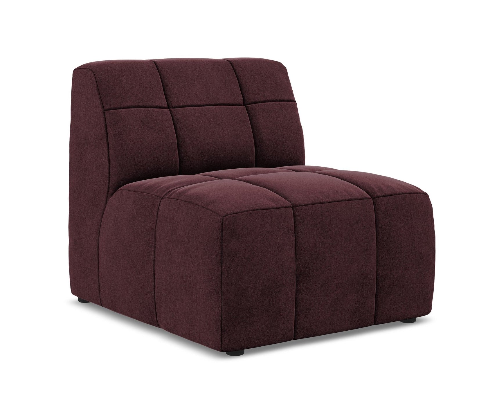 Fauteuil / fluwelen module ALOHA bordeaux