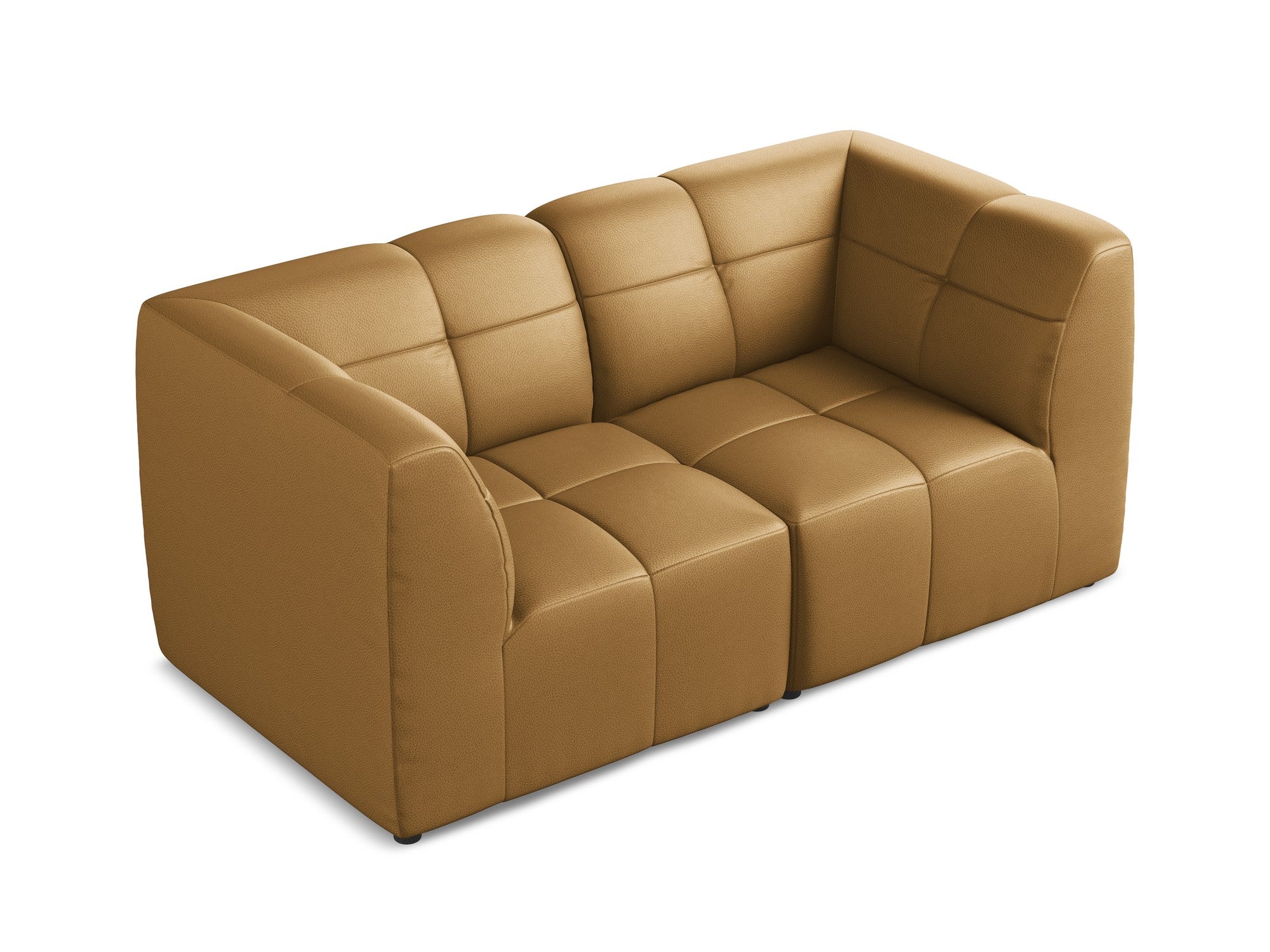 Modular 2-Seater Sofa ALOHA Caramel Eco-Leather