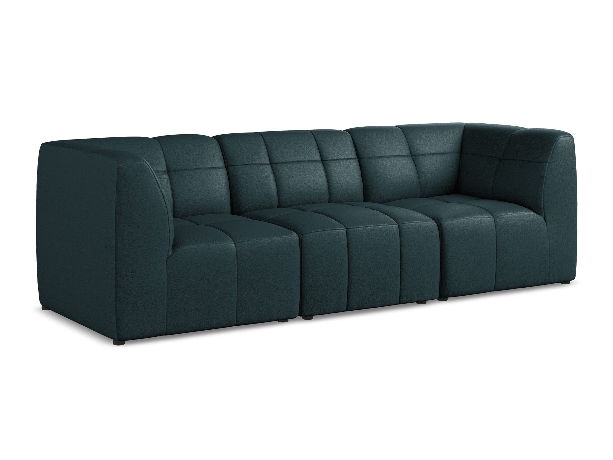 Modulares 3-Sitzer-Sofa ALOHA aus Meeres-Kunstleder