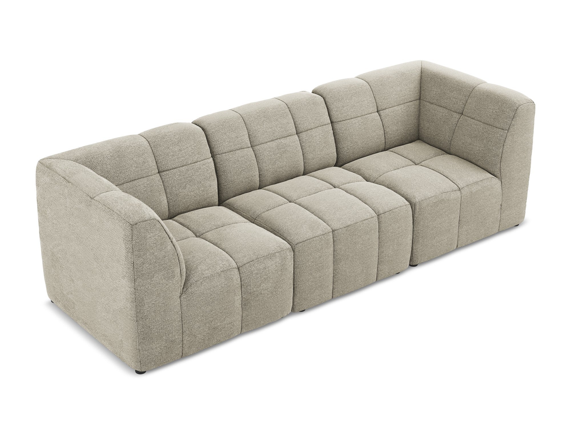 Modulaire 3-zitsbank ALOHA taupe boucle