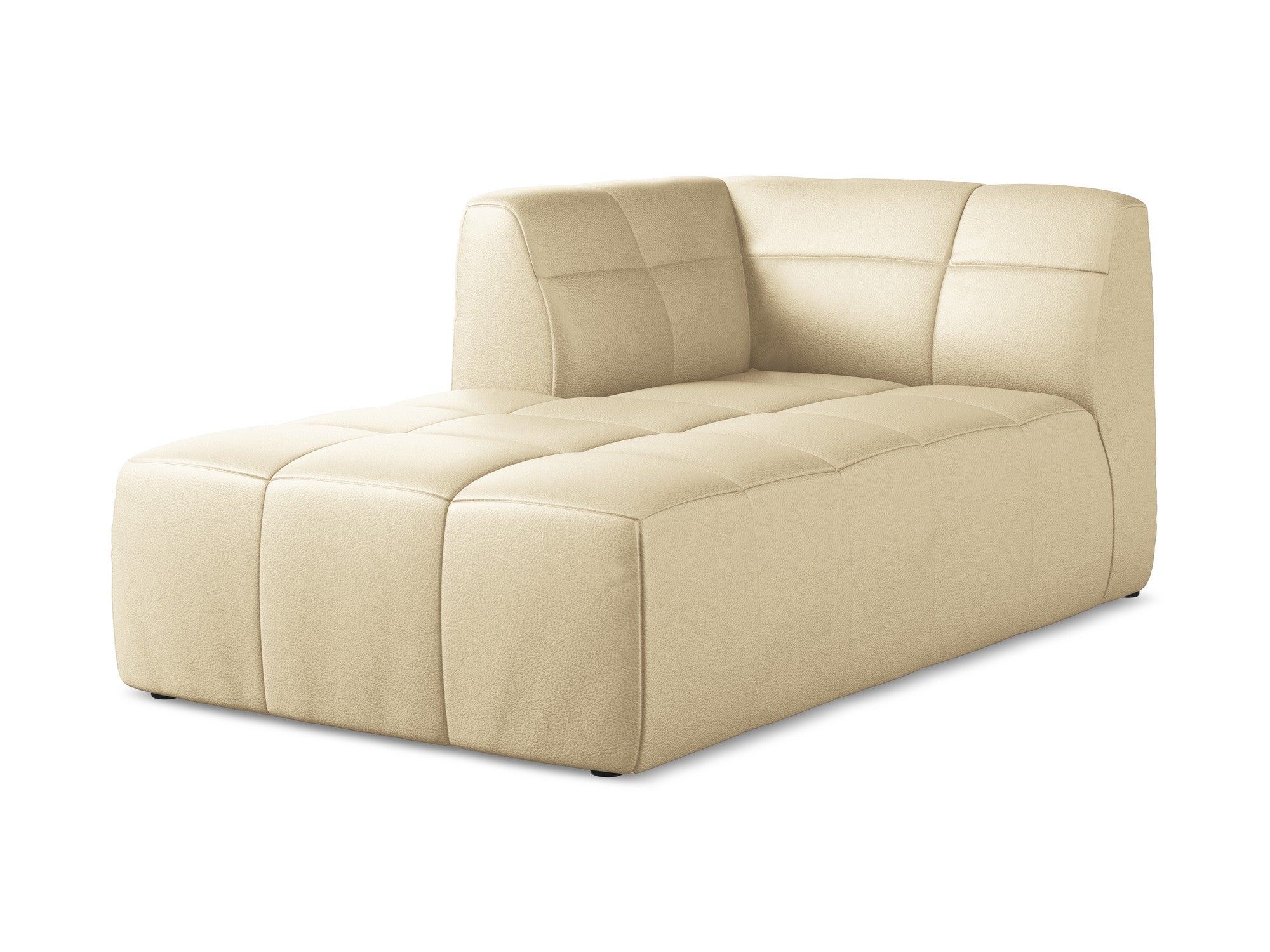 Szezlong links ALOHA beige Kunstleder