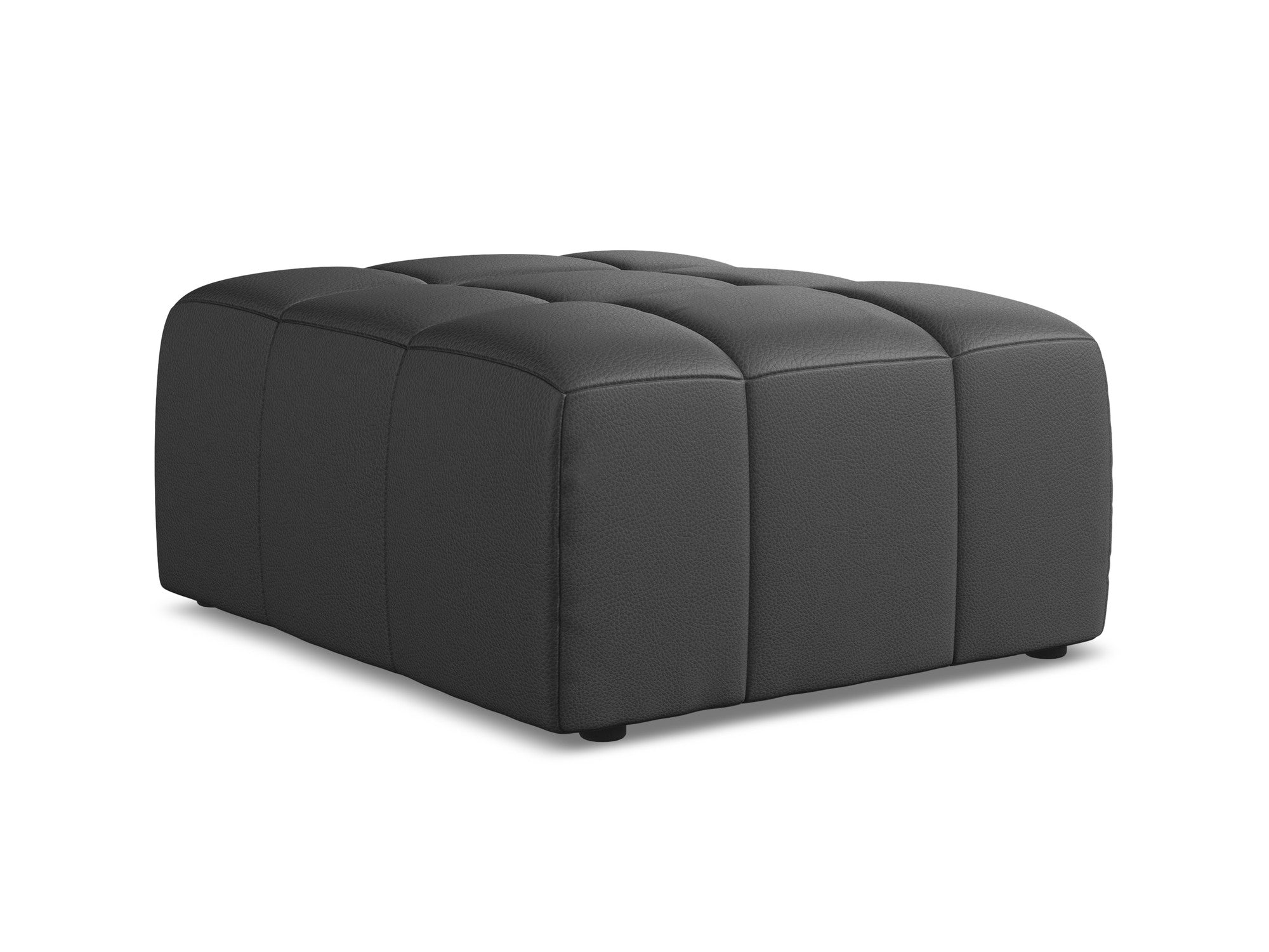 Pouf / module ALOHA gray eco-leather