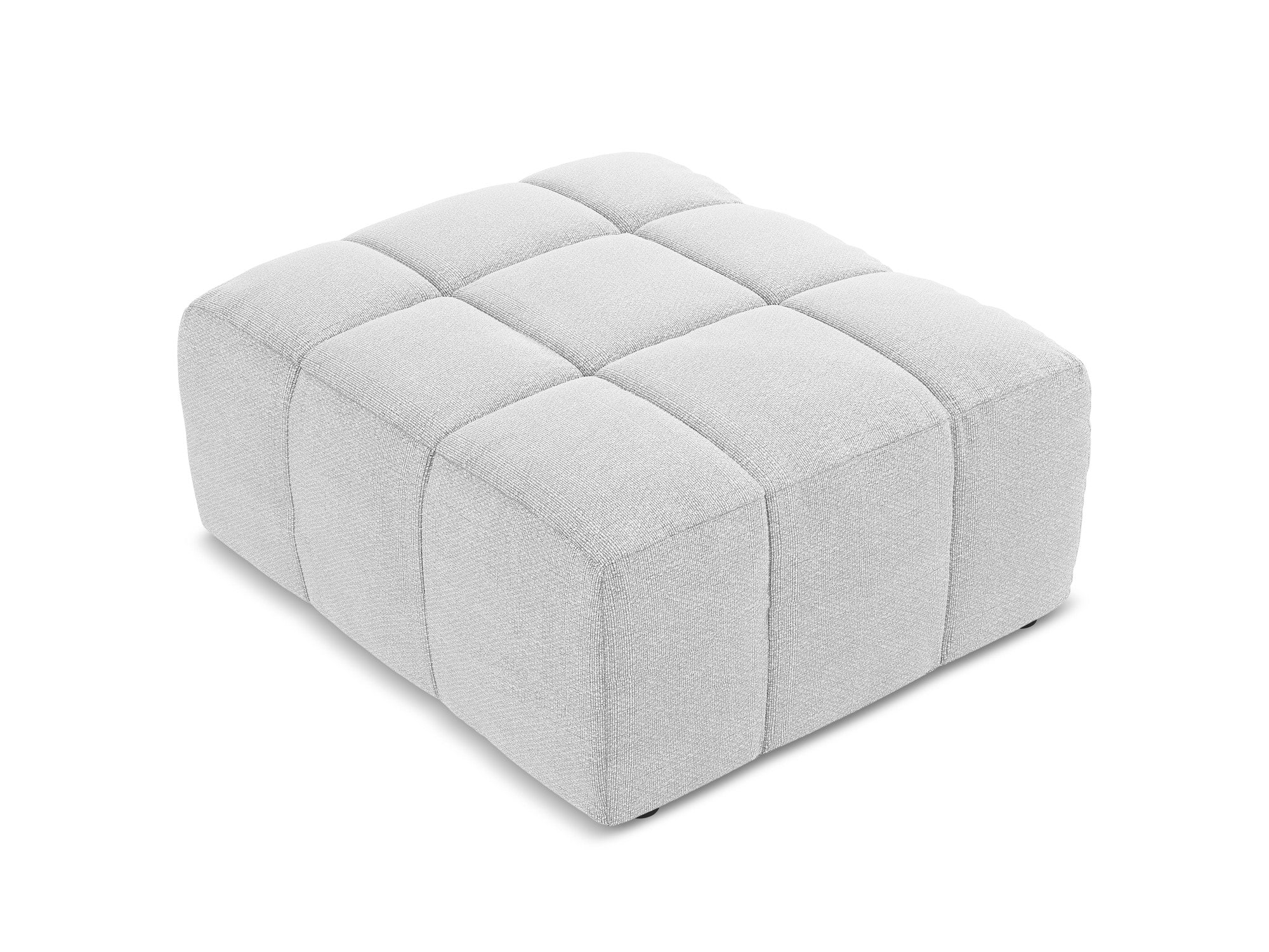 Pouf / module ALOHA silver boucle