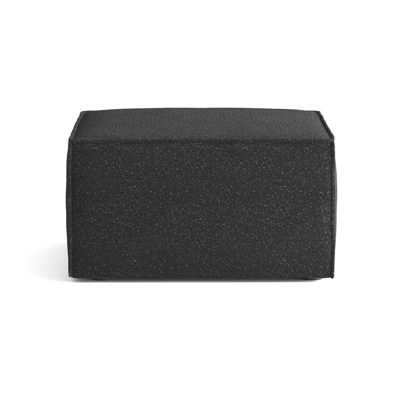 Modulsofa ANDO - Pouf schwarzes Boucle