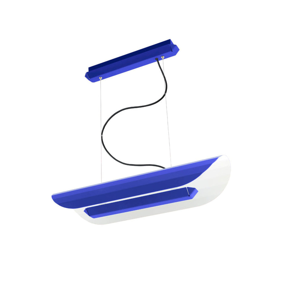 Lineare Pendelleuchte APOLIN kobaltblau
