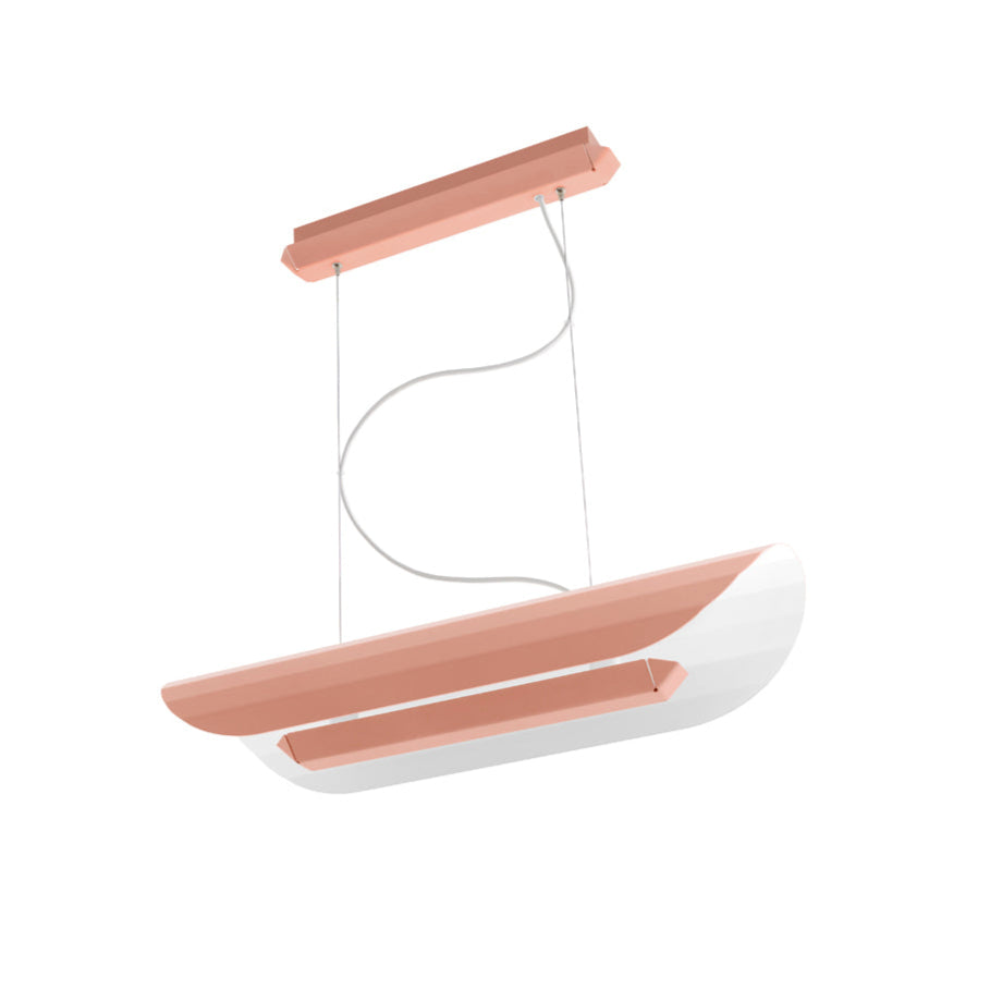 Lineare Pendelleuchte APOLIN gebrochenes Rosa