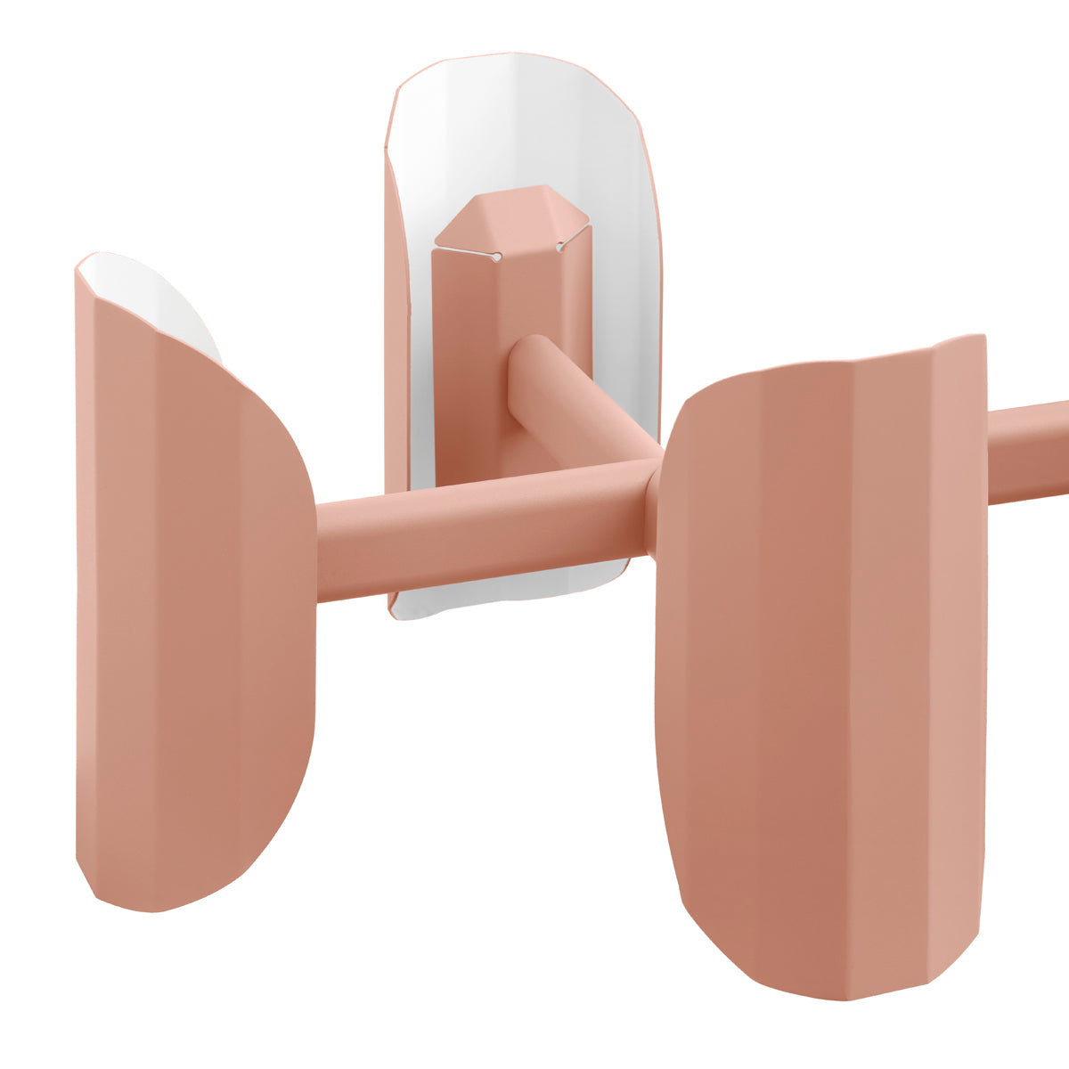 Hanglamp met meerdere armen APOLIN gebroken roze