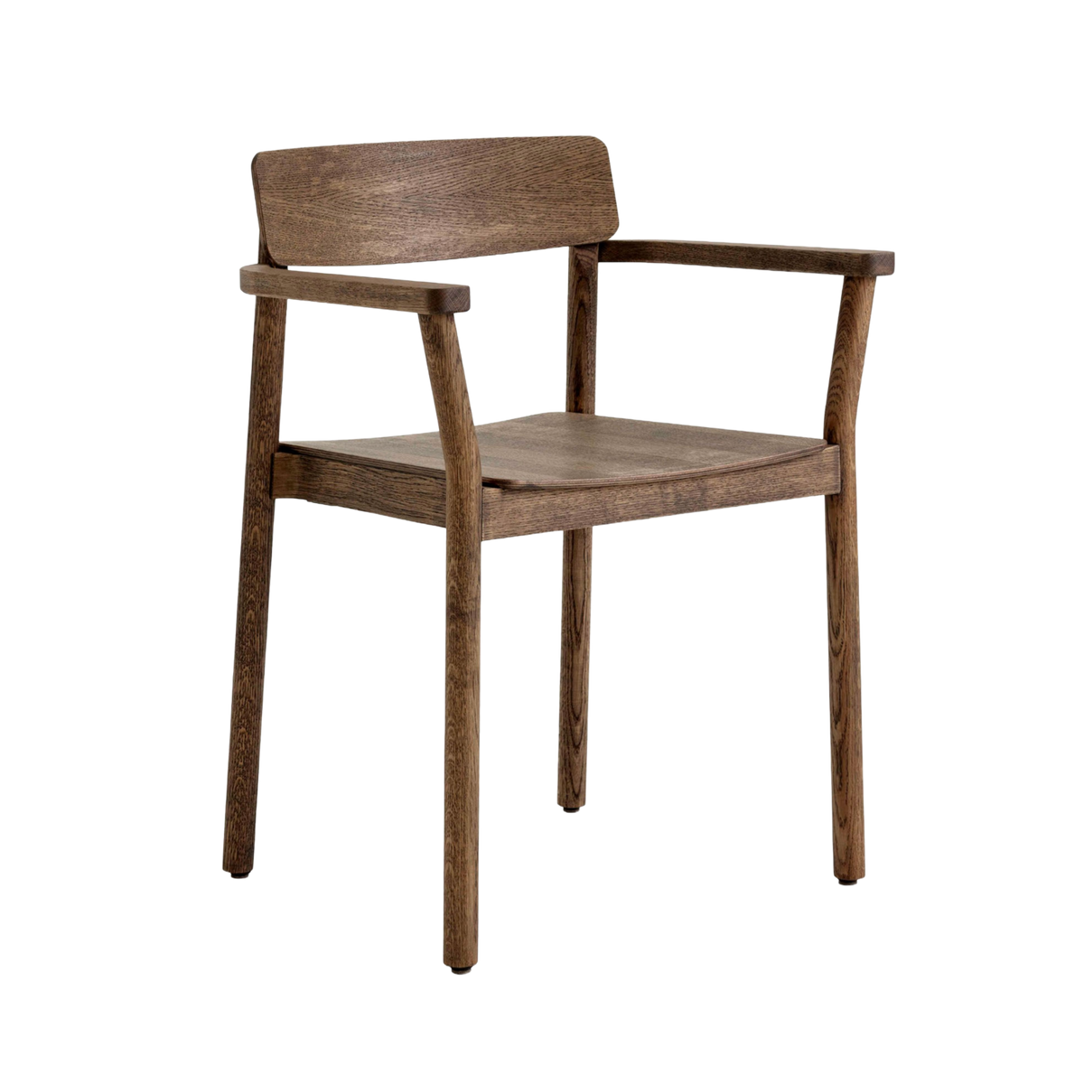 BETTY TK10 fauteuil met armleuningen gerookt geolied eiken