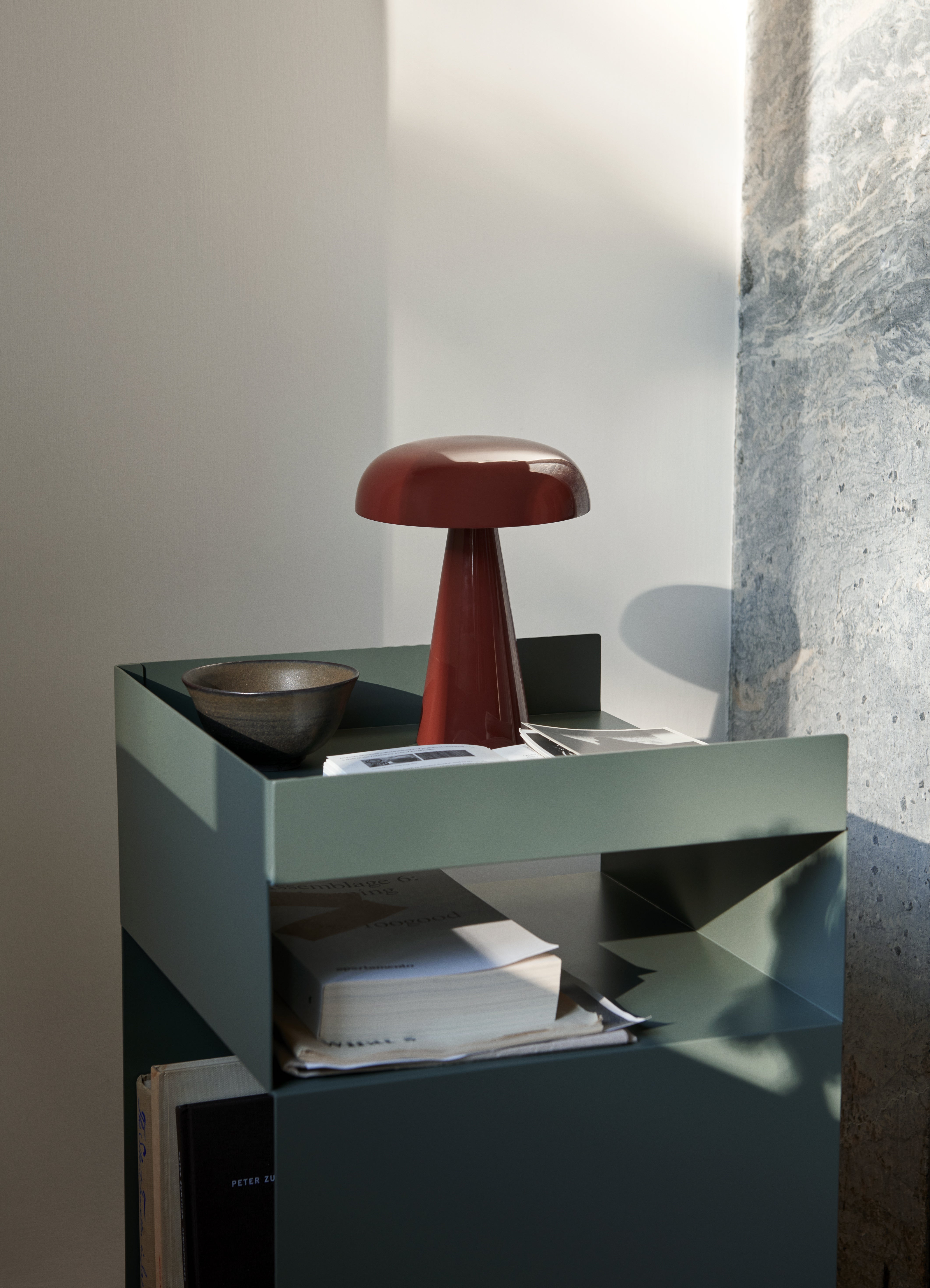 Draagbare lamp COMO SC53 kastanjebruin