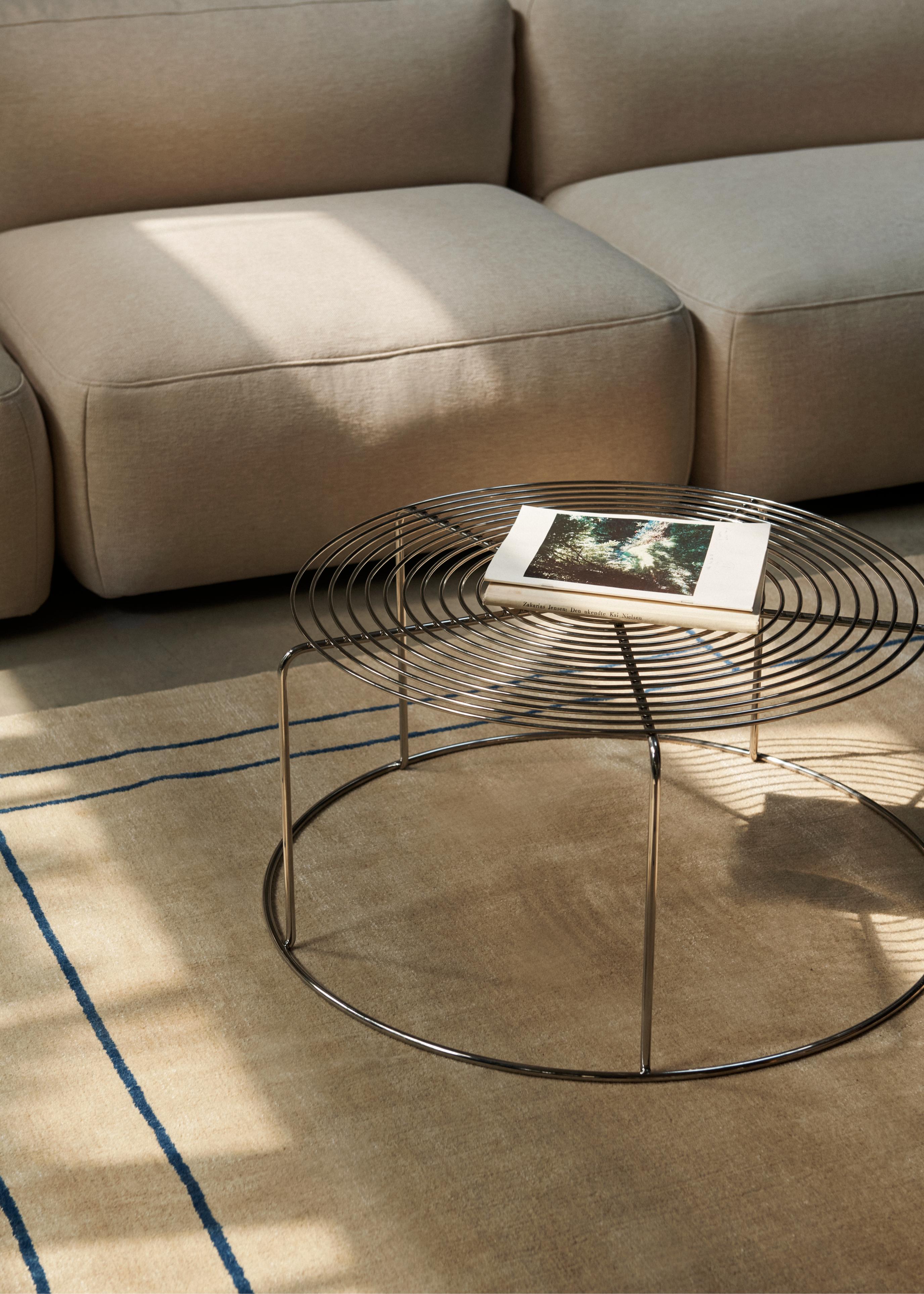Salontafel WIRE VP17 gepolijst staal