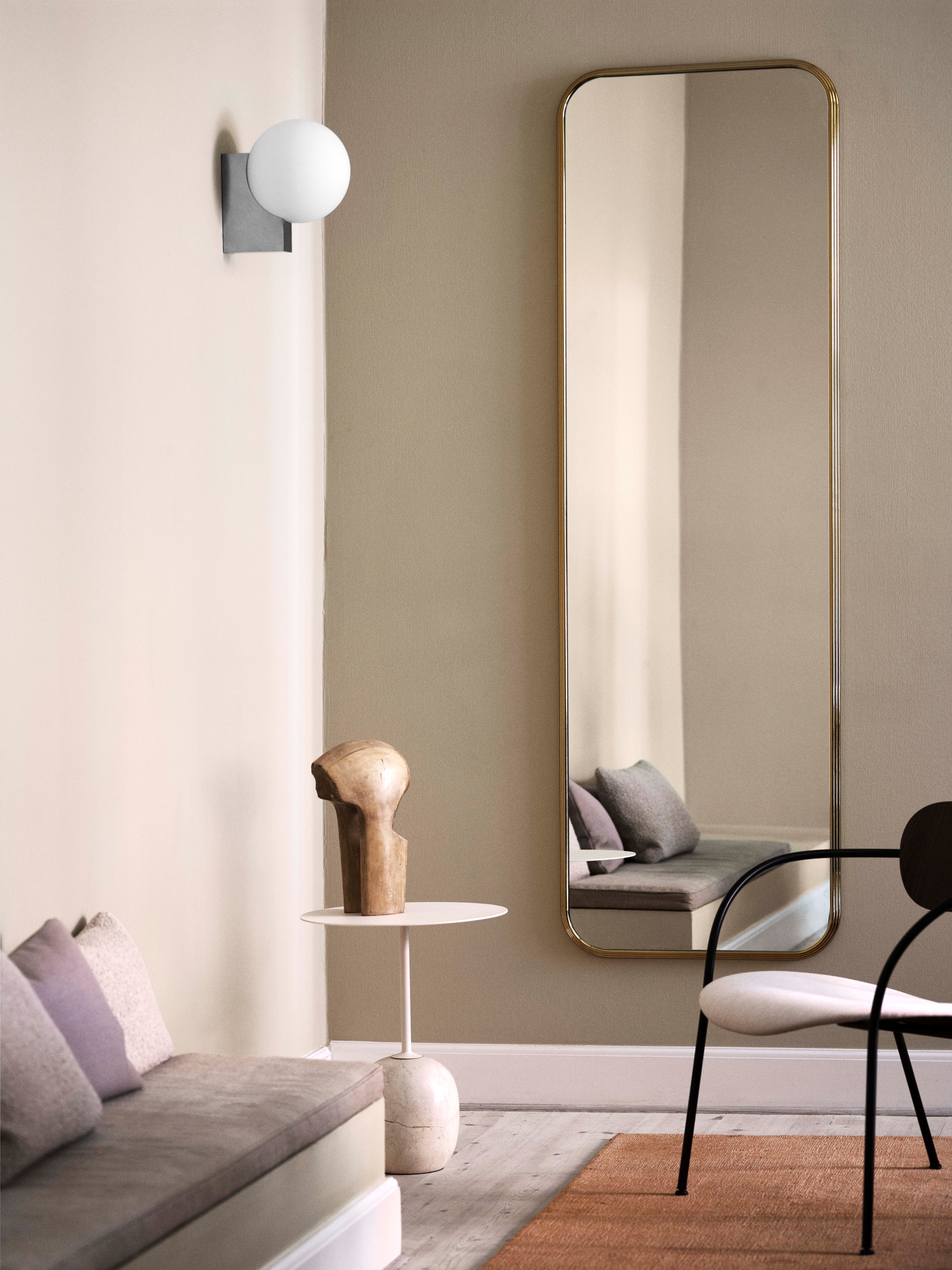Wandlamp JOURNEY SH2 met glazen kap en grijze voet