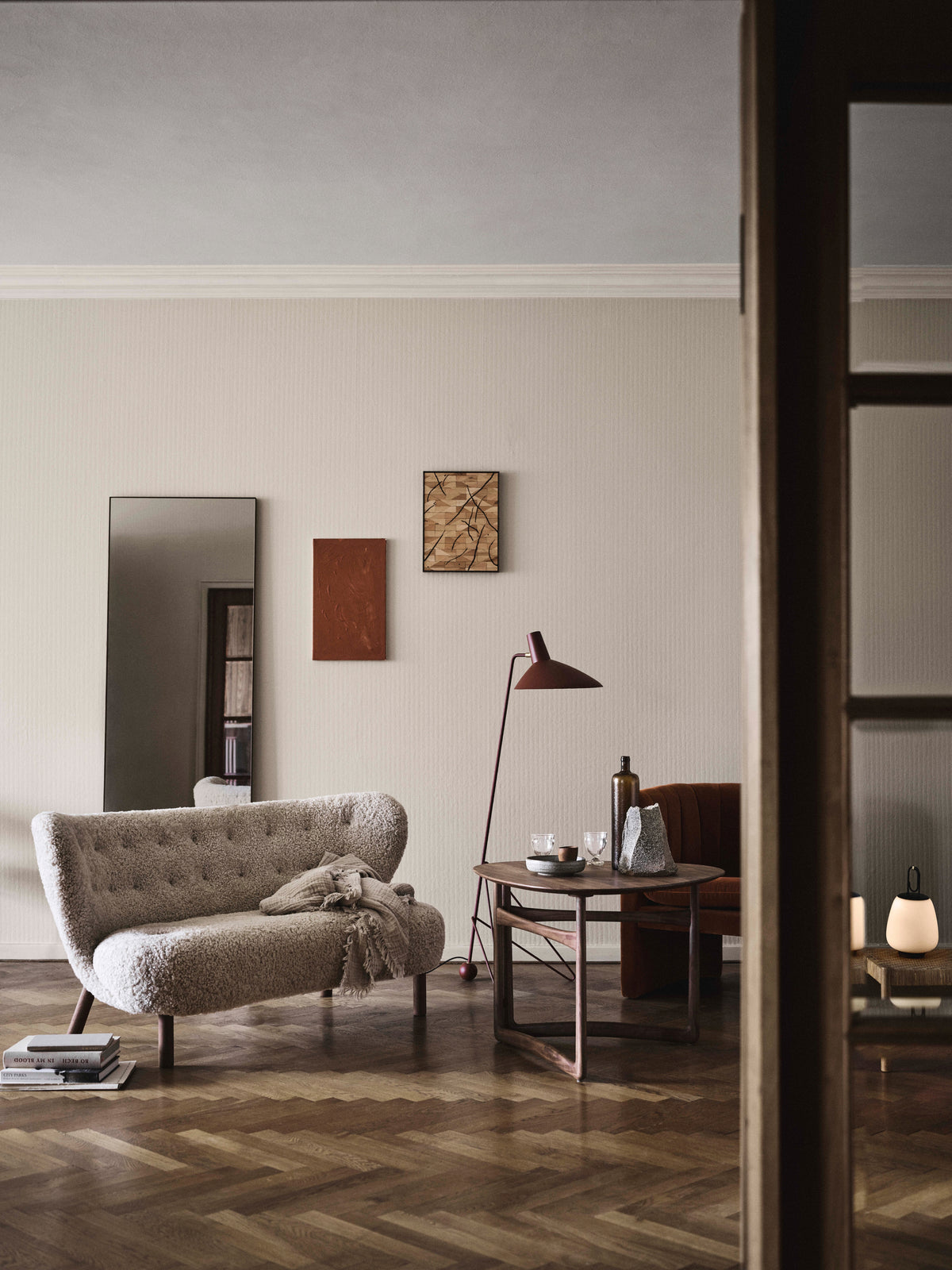 Wandspiegel SILLON SH7 met messing frame