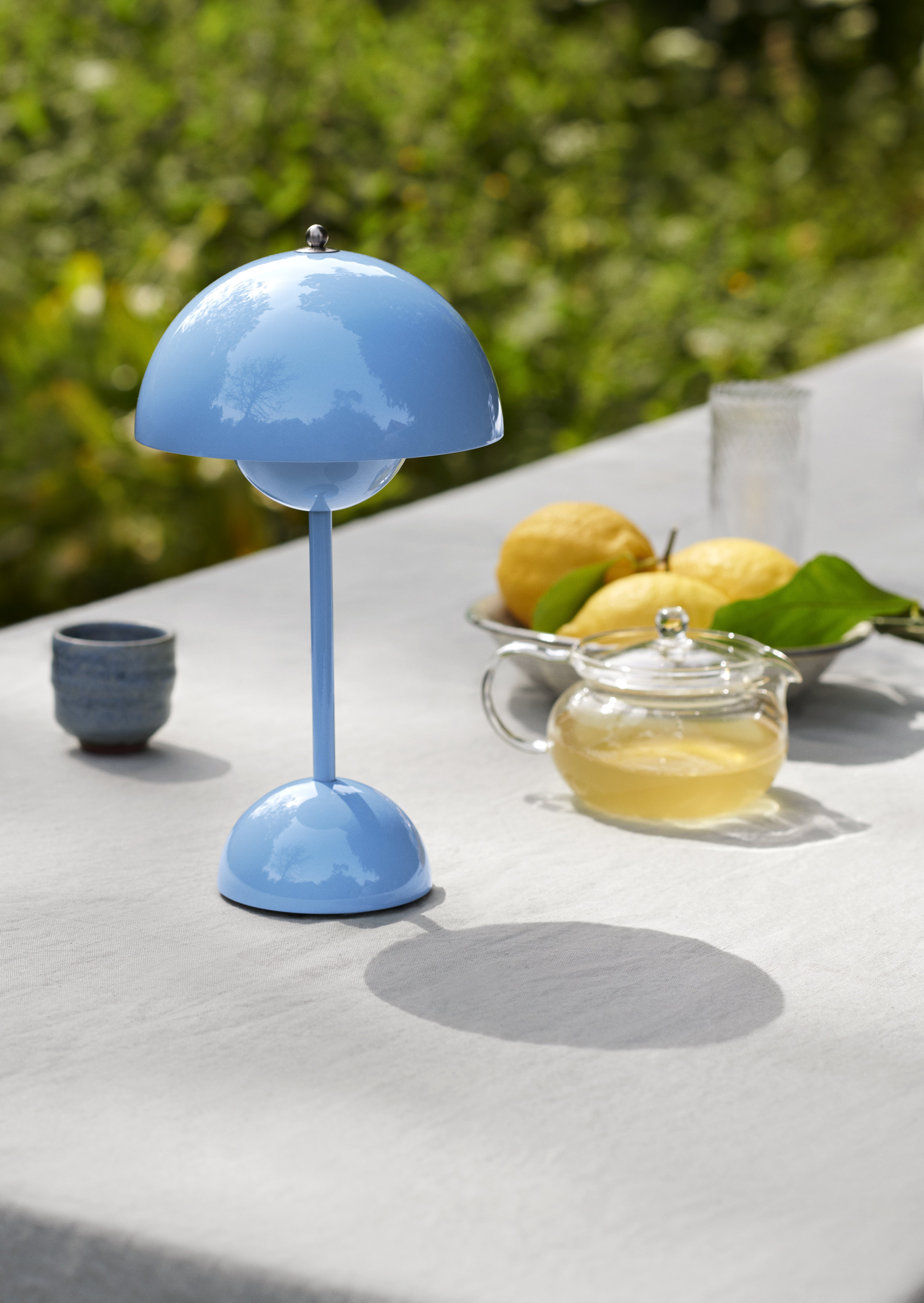 Draagbare lamp FLOWERPOT VP9 blauw