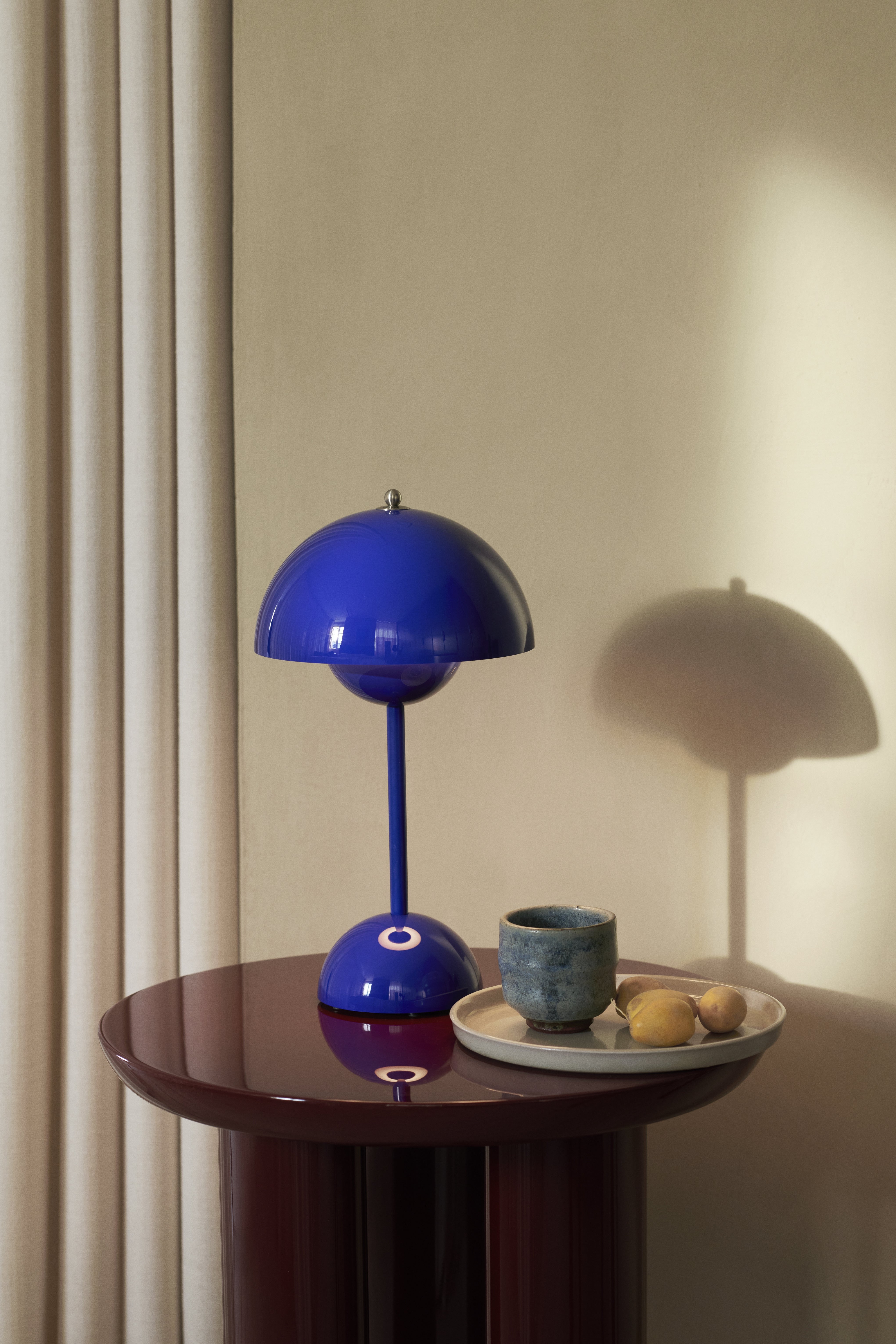 Draagbare lamp FLOWERPOT VP9 kobaltblauw