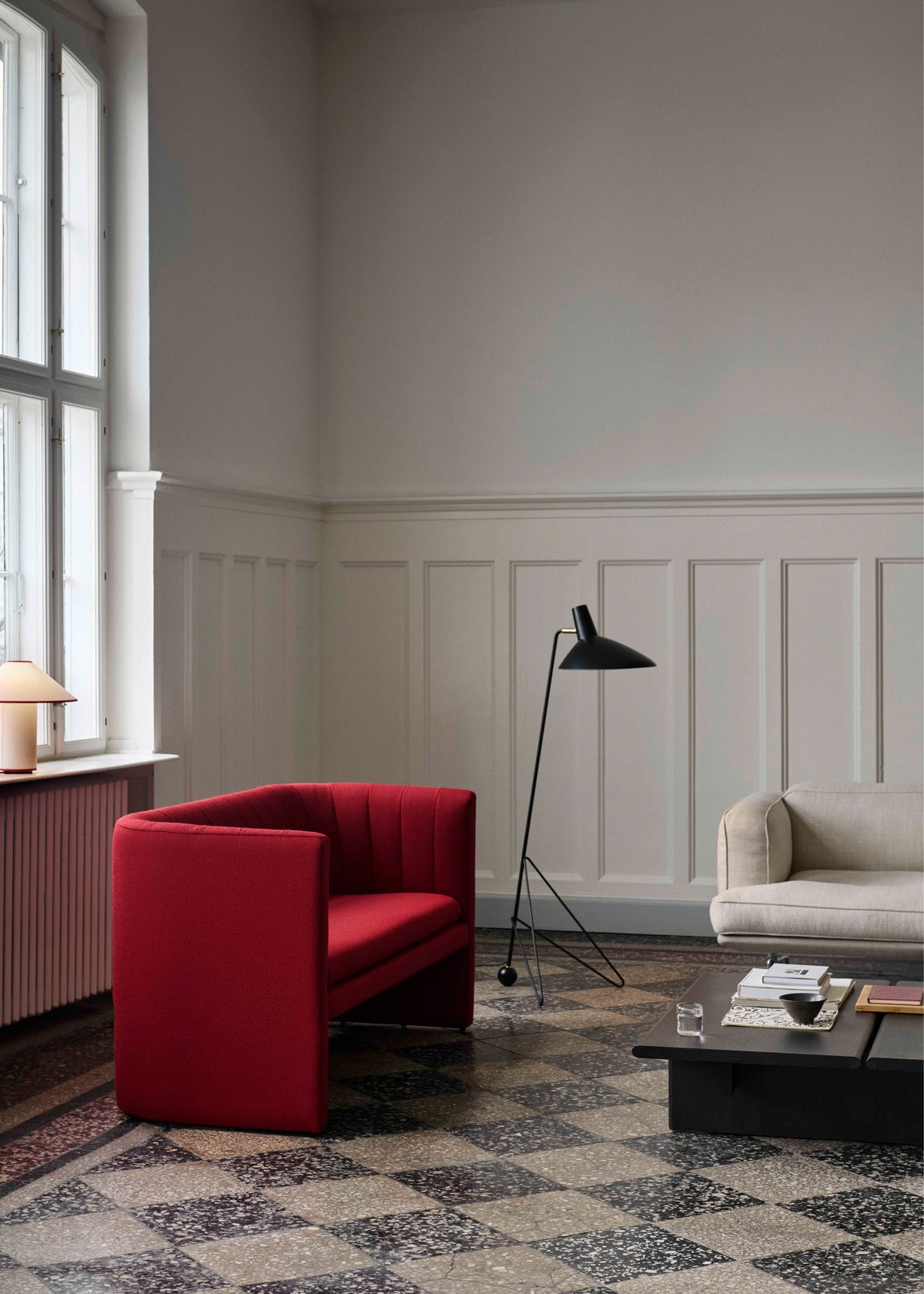 Gestoffeerde LOAFER SC25 2-zitsbank