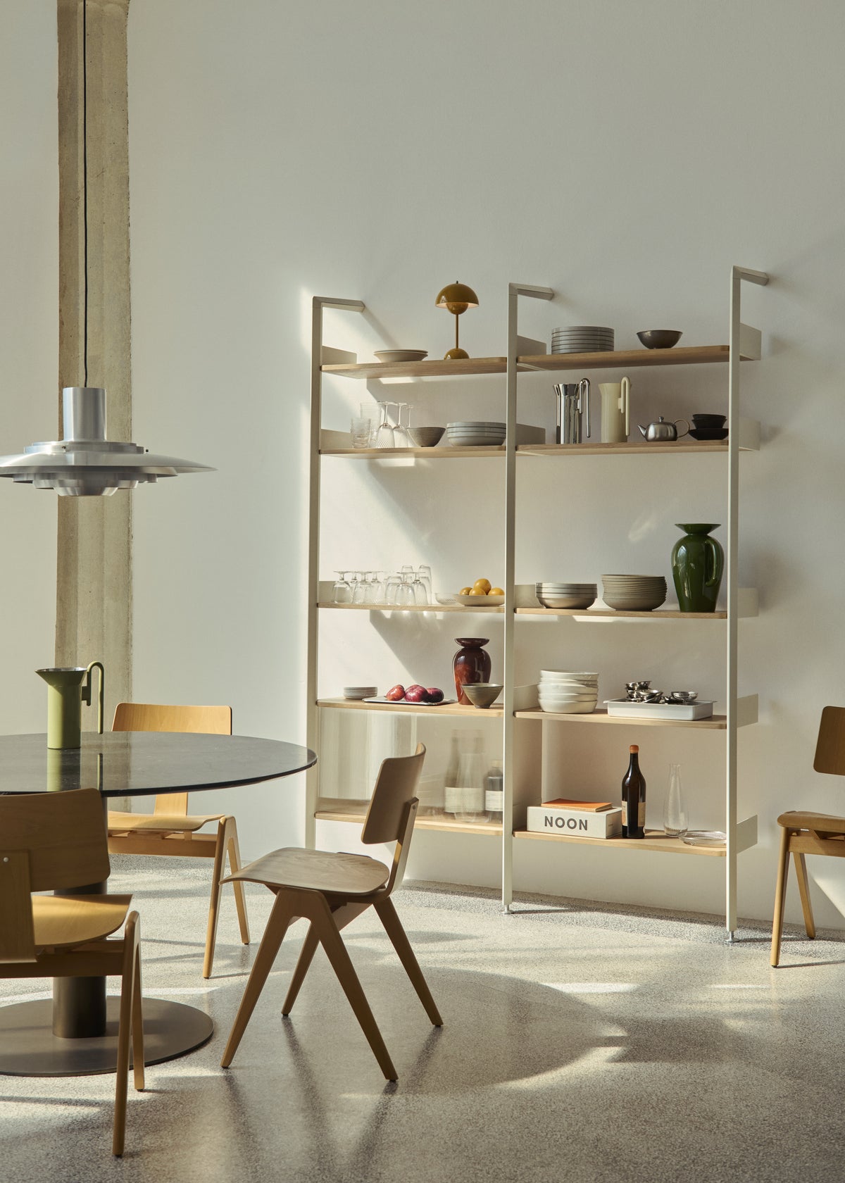 Hanglamp P376 mat wit