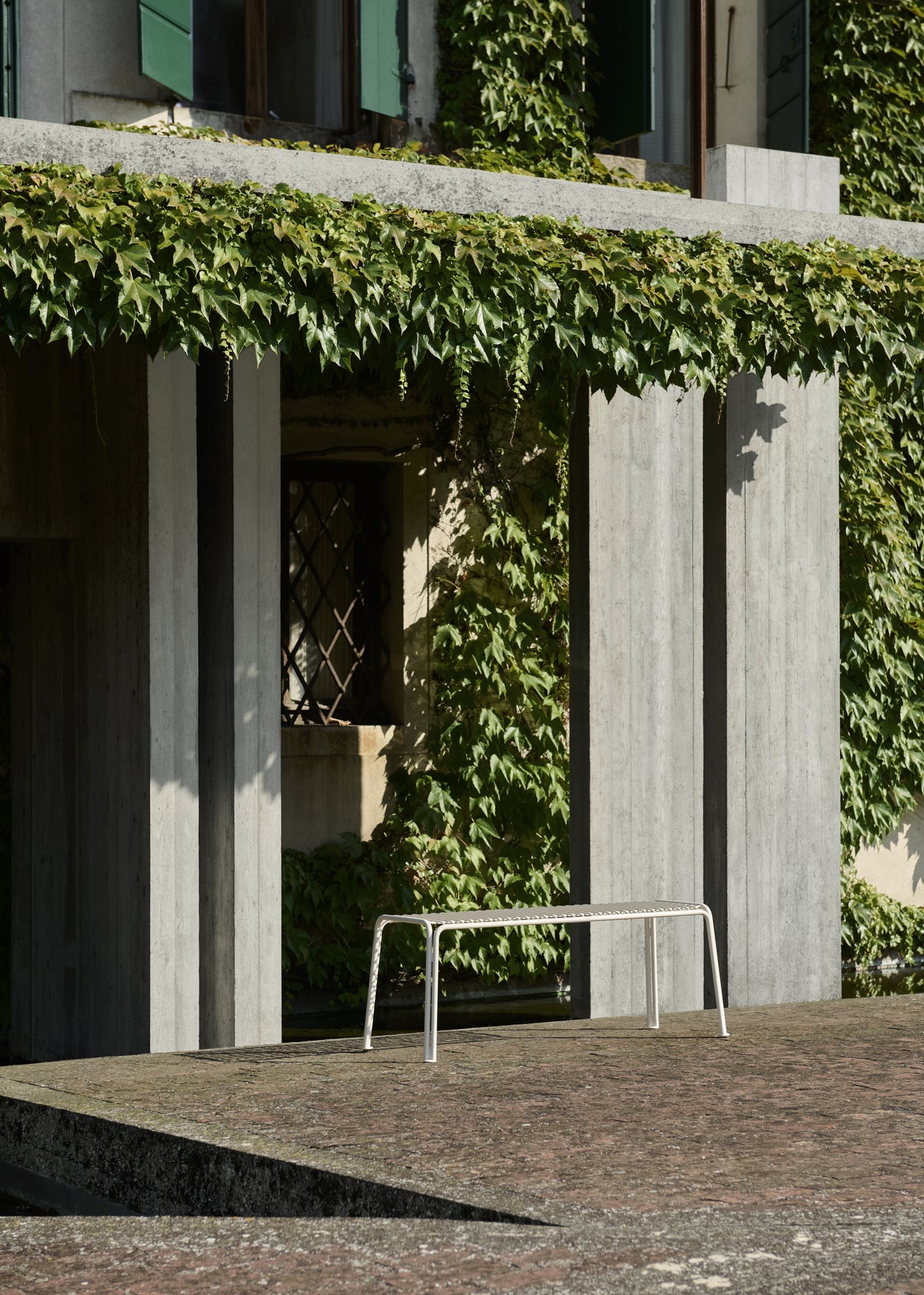 Buitenbank zonder rugleuning THORVALD SC112 donkergroen