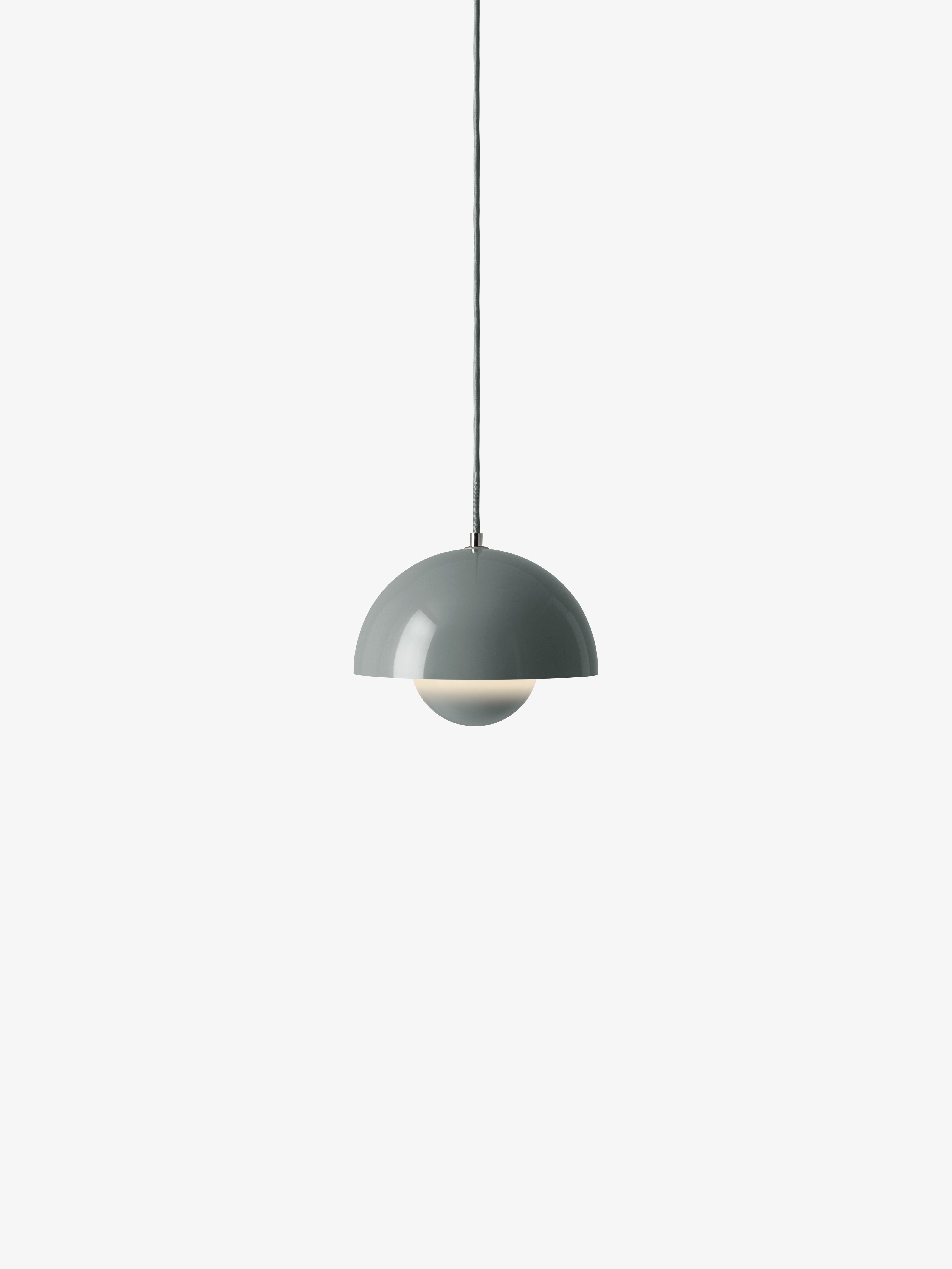 Hanglamp FLOWERPOT grijsblauw
