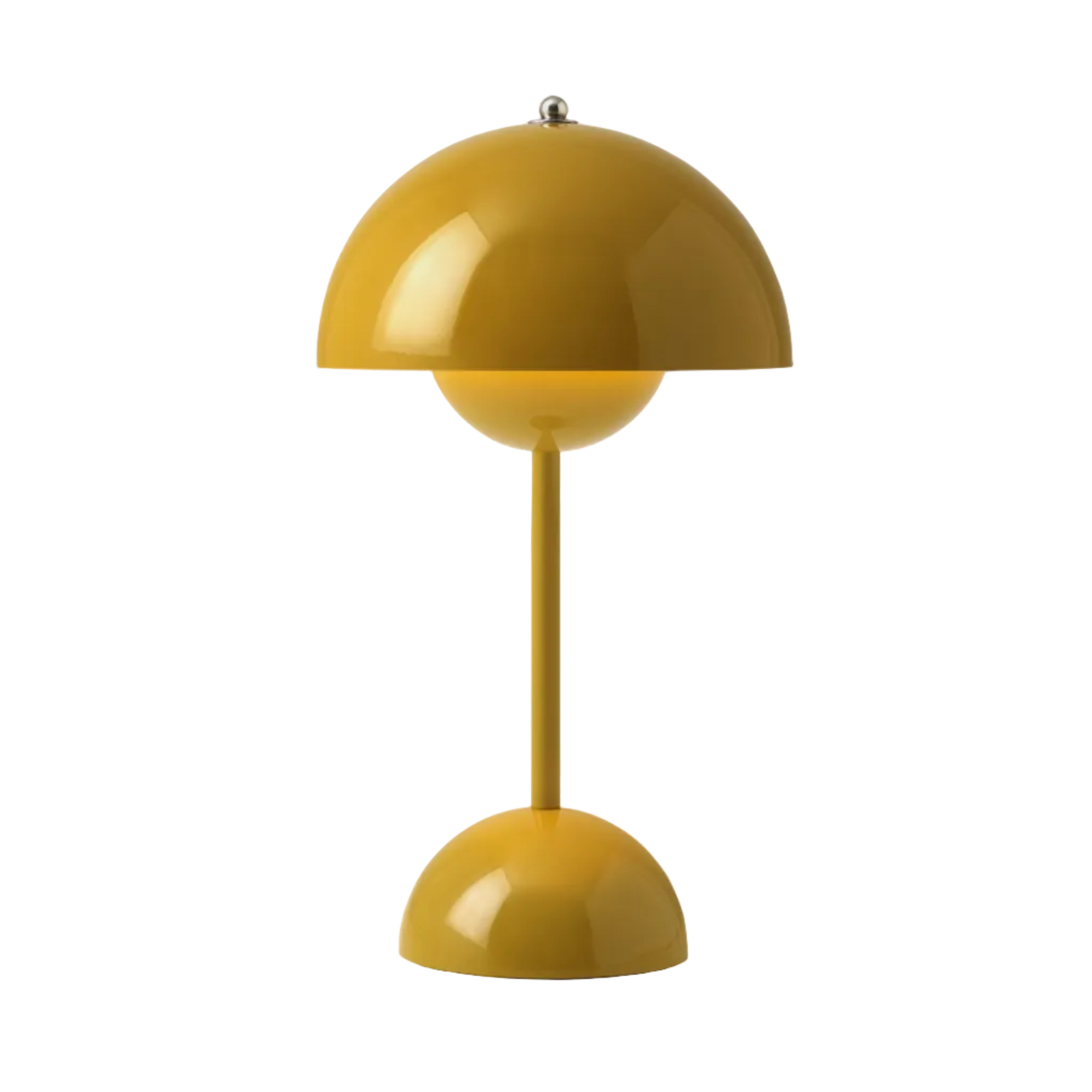 Draagbare lamp FLOWERPOT VP9 mosterdkleurig