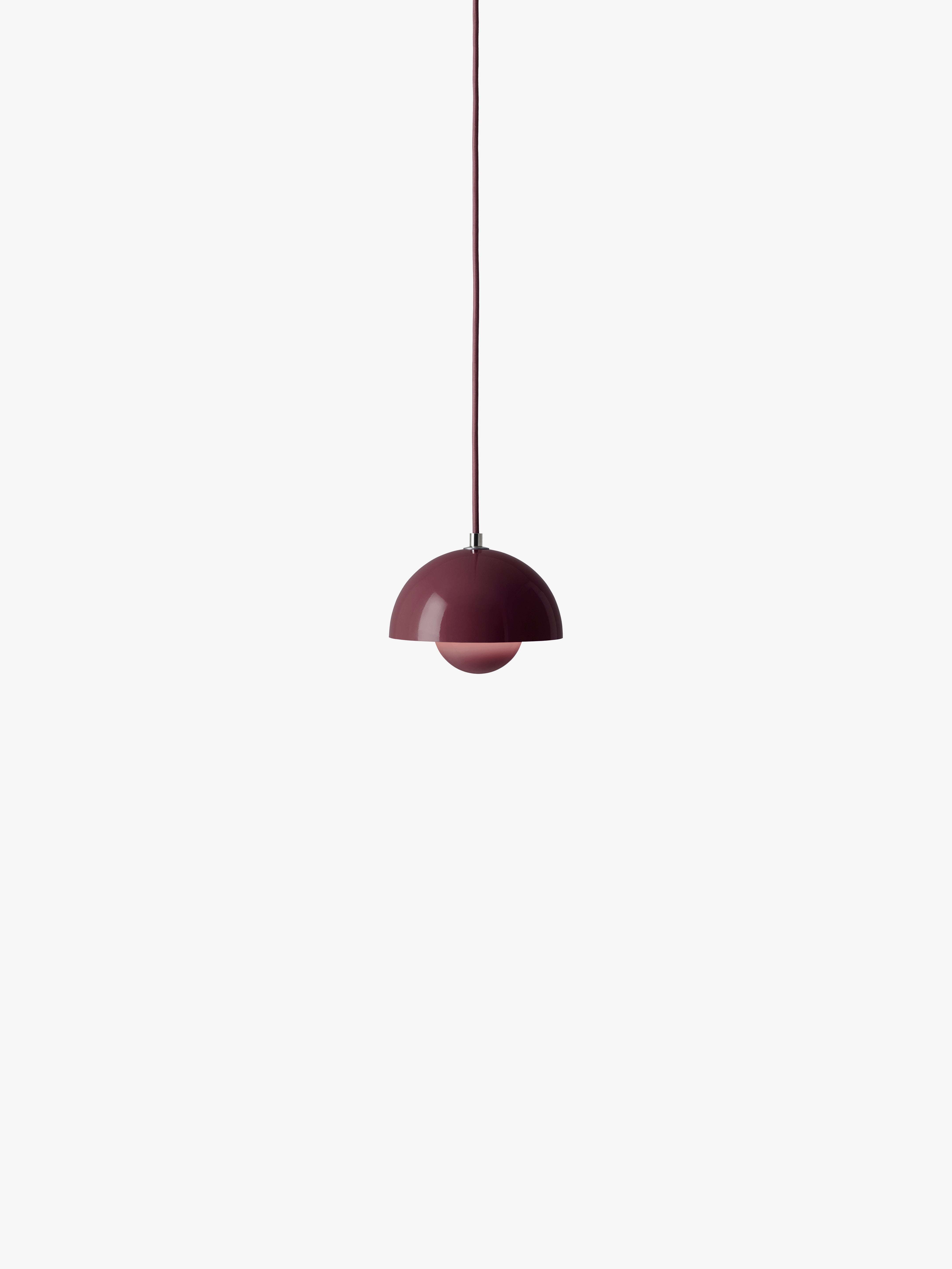 Hanglamp FLOWERPOT donkere pruim
