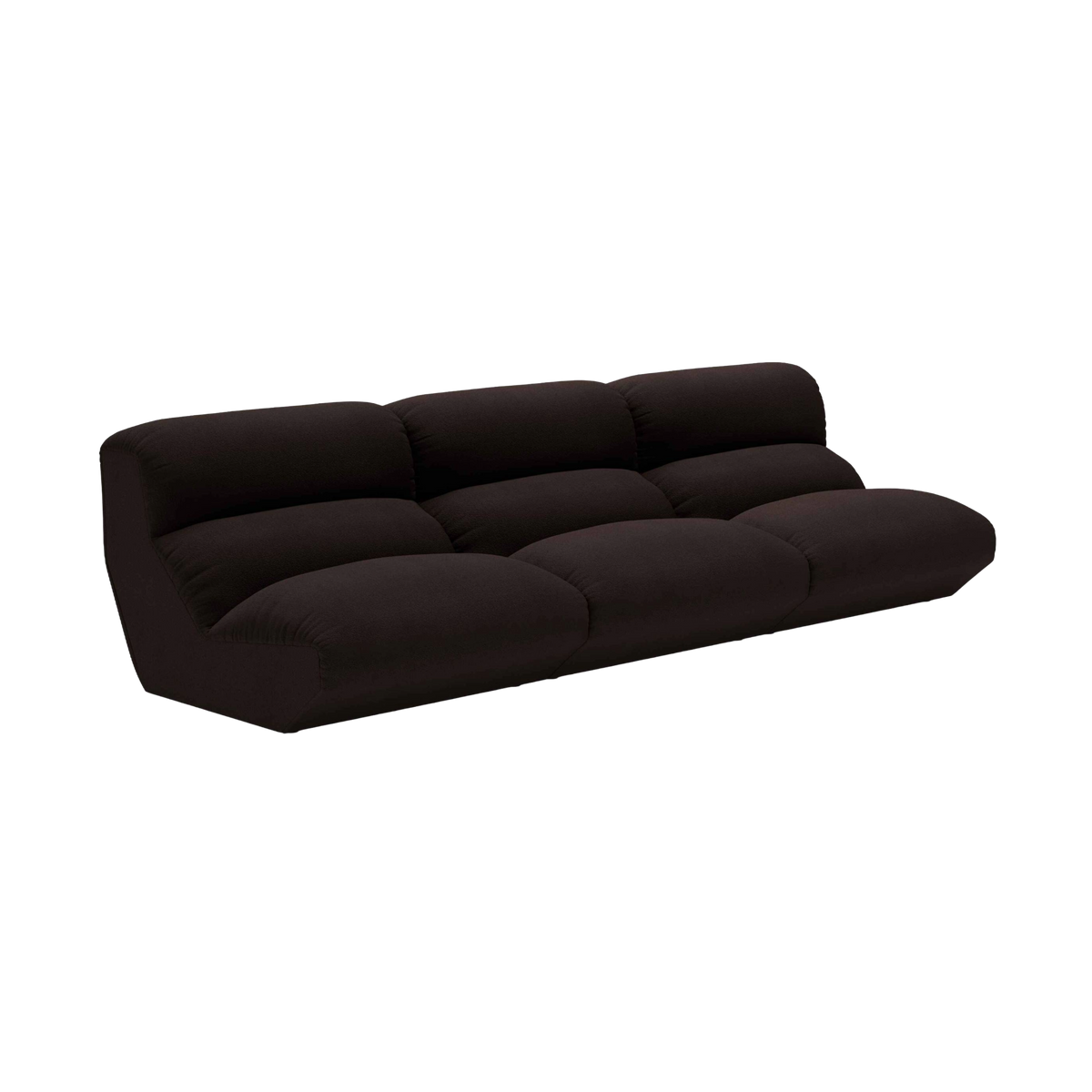Modulaire 4-zitsbank HI LO chocolade