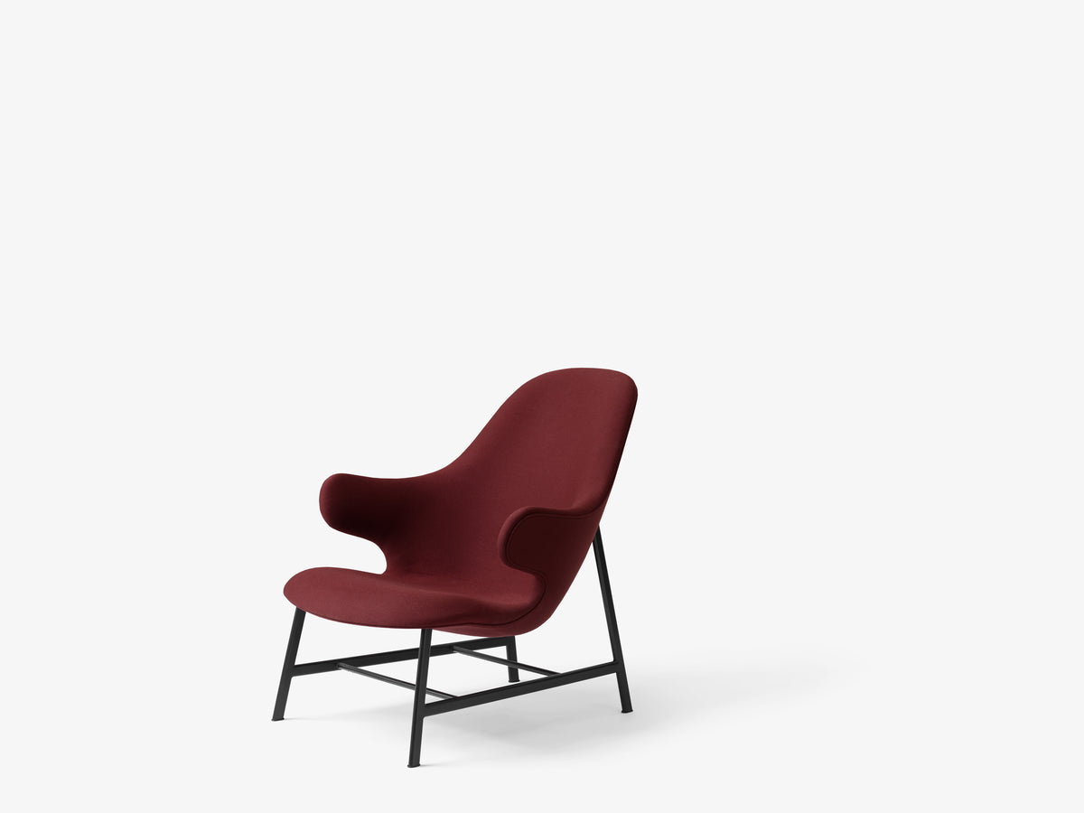 Fauteuil CATCH JH13 gestoffeerd met een zwarte basis