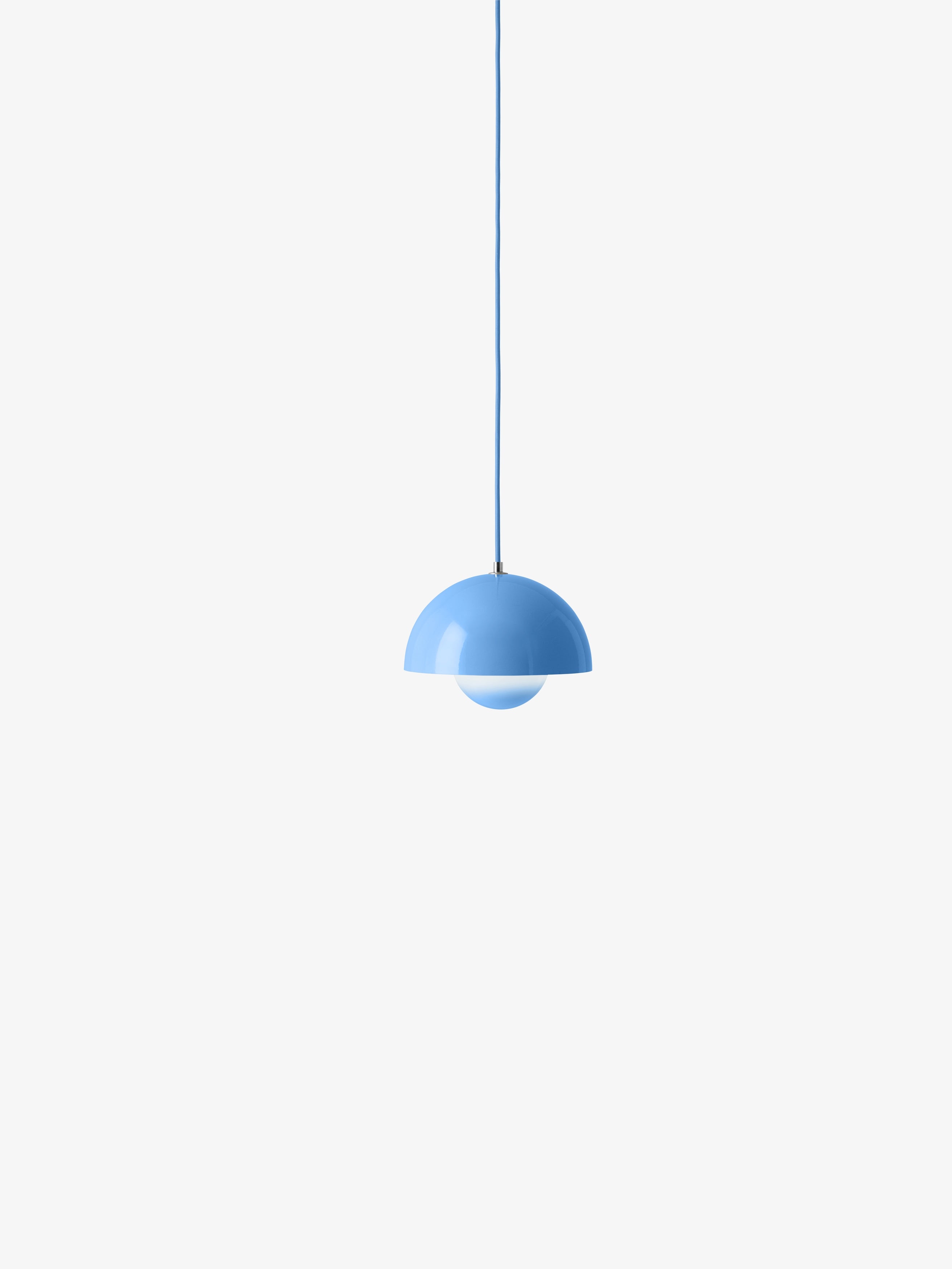 Hanglamp FLOWERPOT lichtblauw