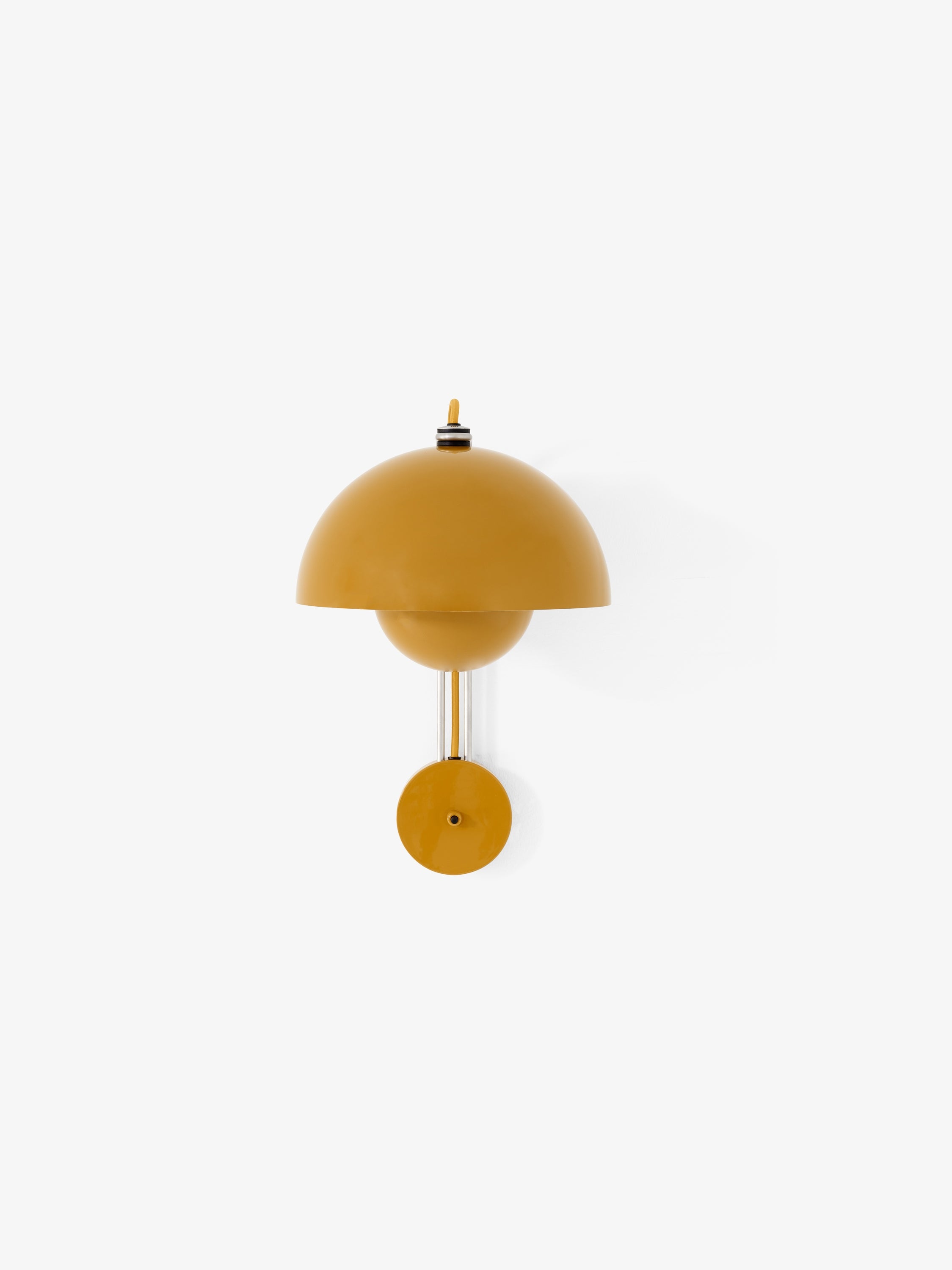 Wandlamp FLOWERPOT VP8 mosterdgeel