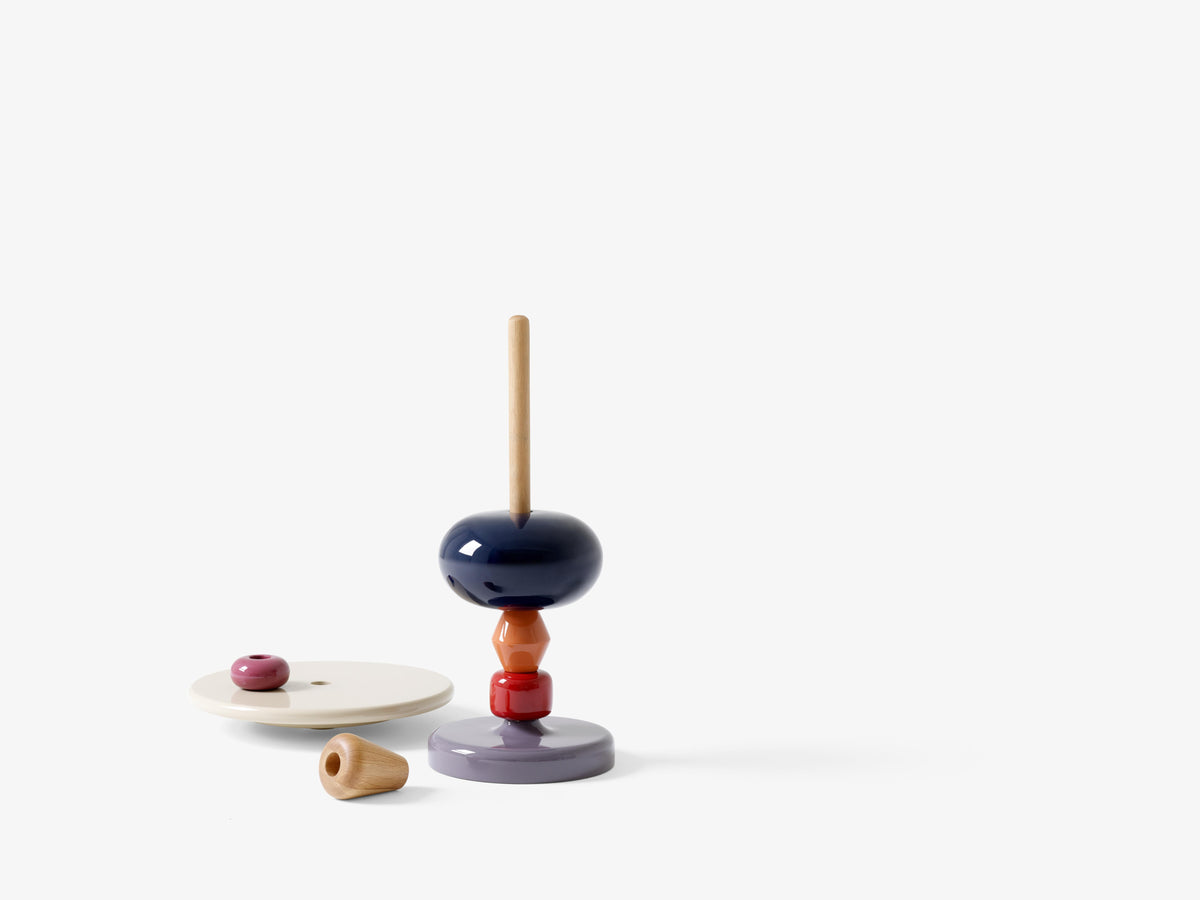 Zijtafel SHUFFLE MH1 multicolor met een beige blad
