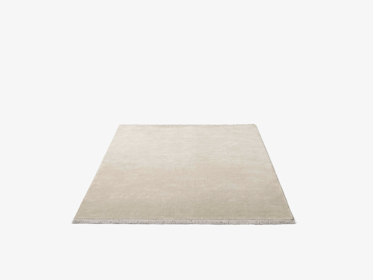 Vloerkleed met franjes THE MOOR beige