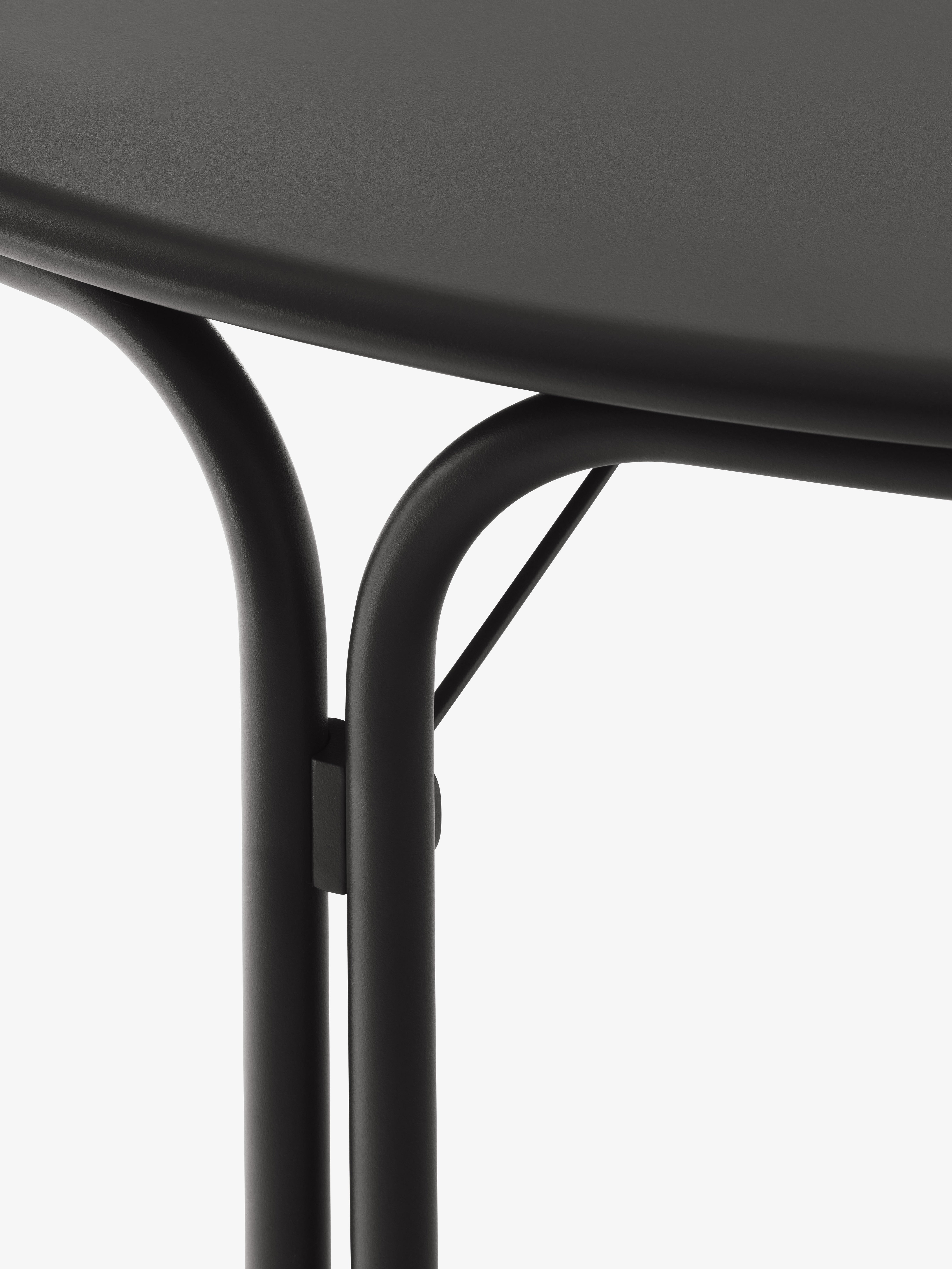 Buiten ronde tafel THORVALD SC98 zwart