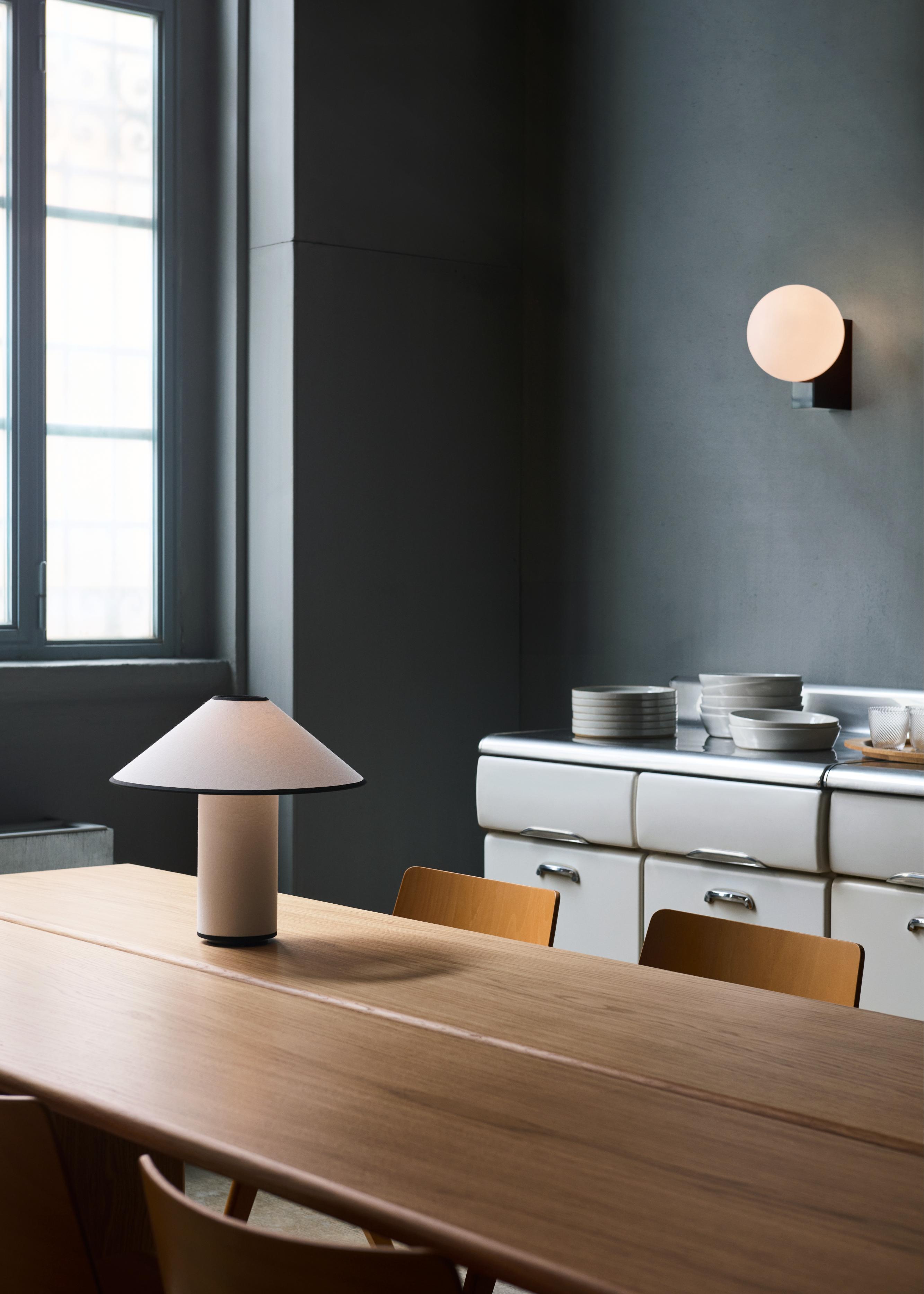 COLETTE ATD6 Table Lamp in White with Black Finish