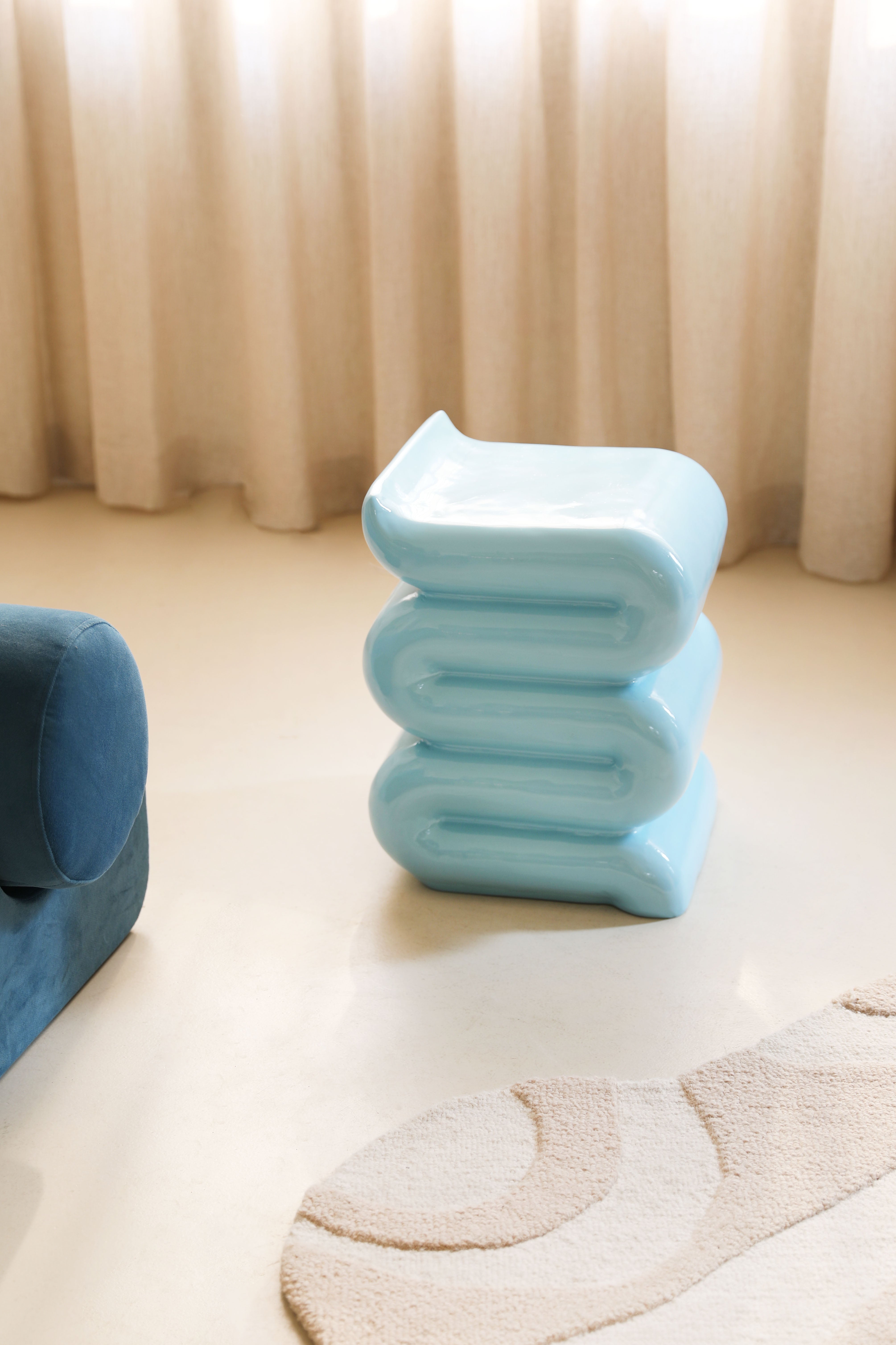 Bijzettafel WHIP blauw