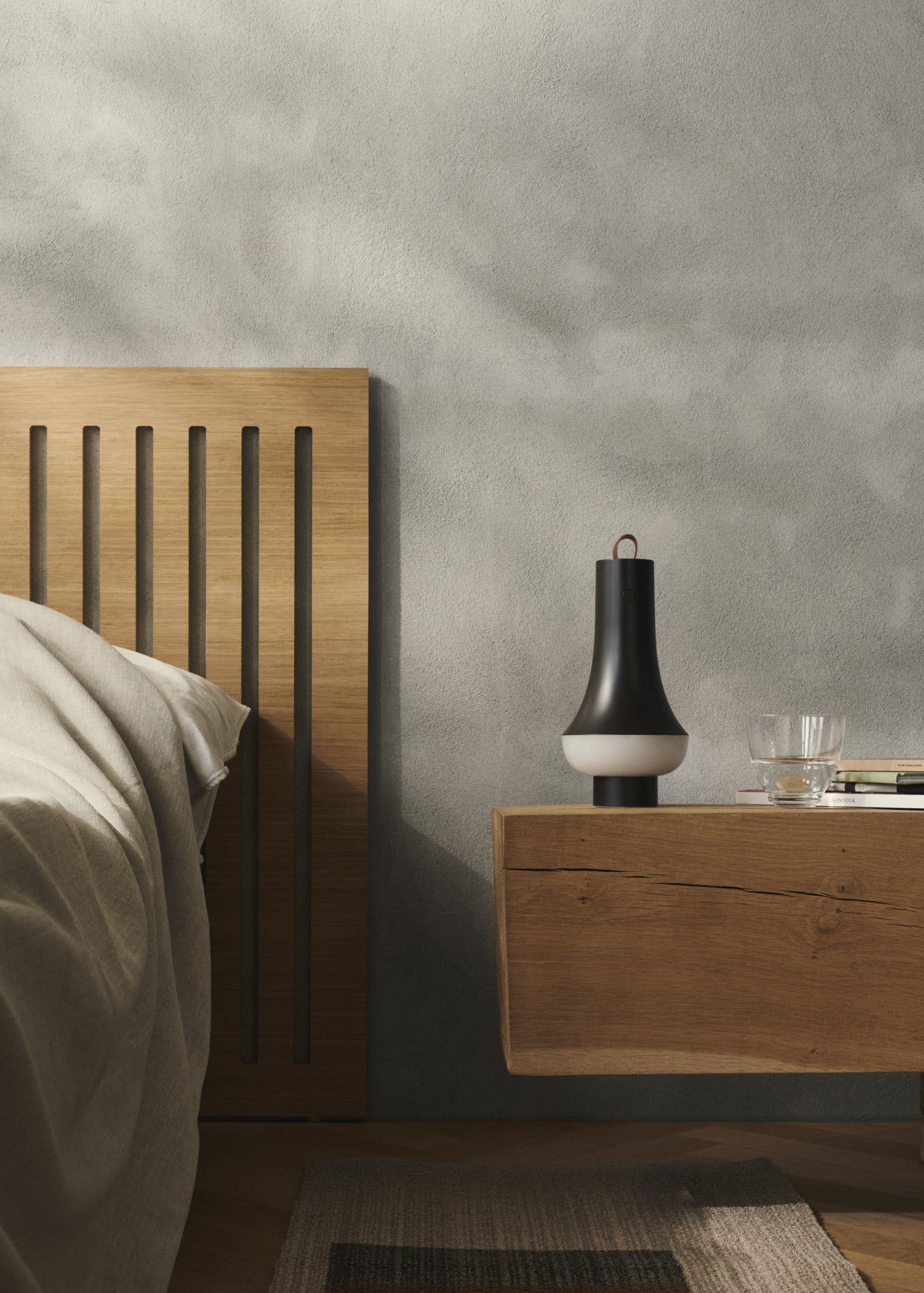 Draagbare lamp TOMOSHI donkerbruin