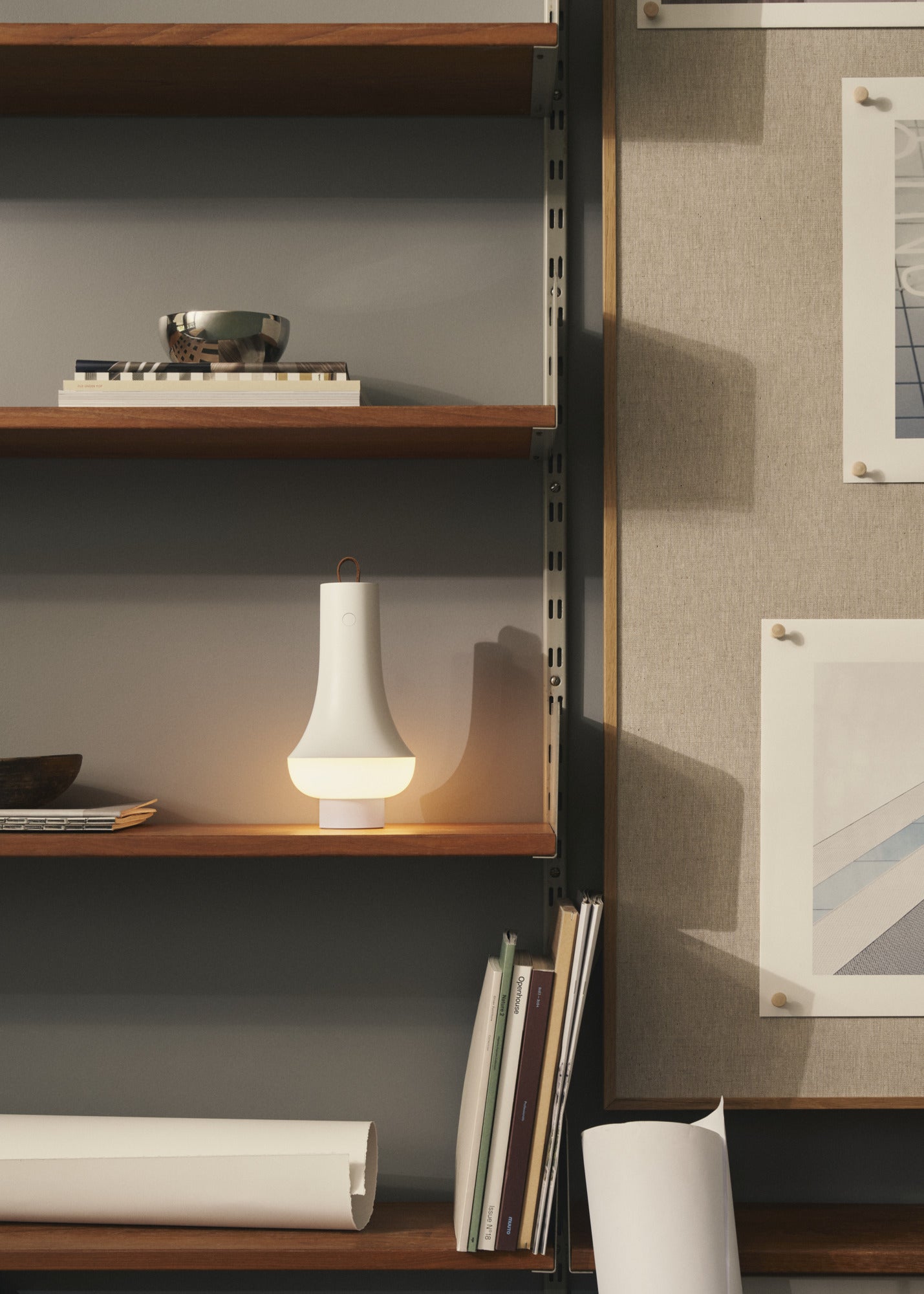 Portable lamp TOMOSHI white