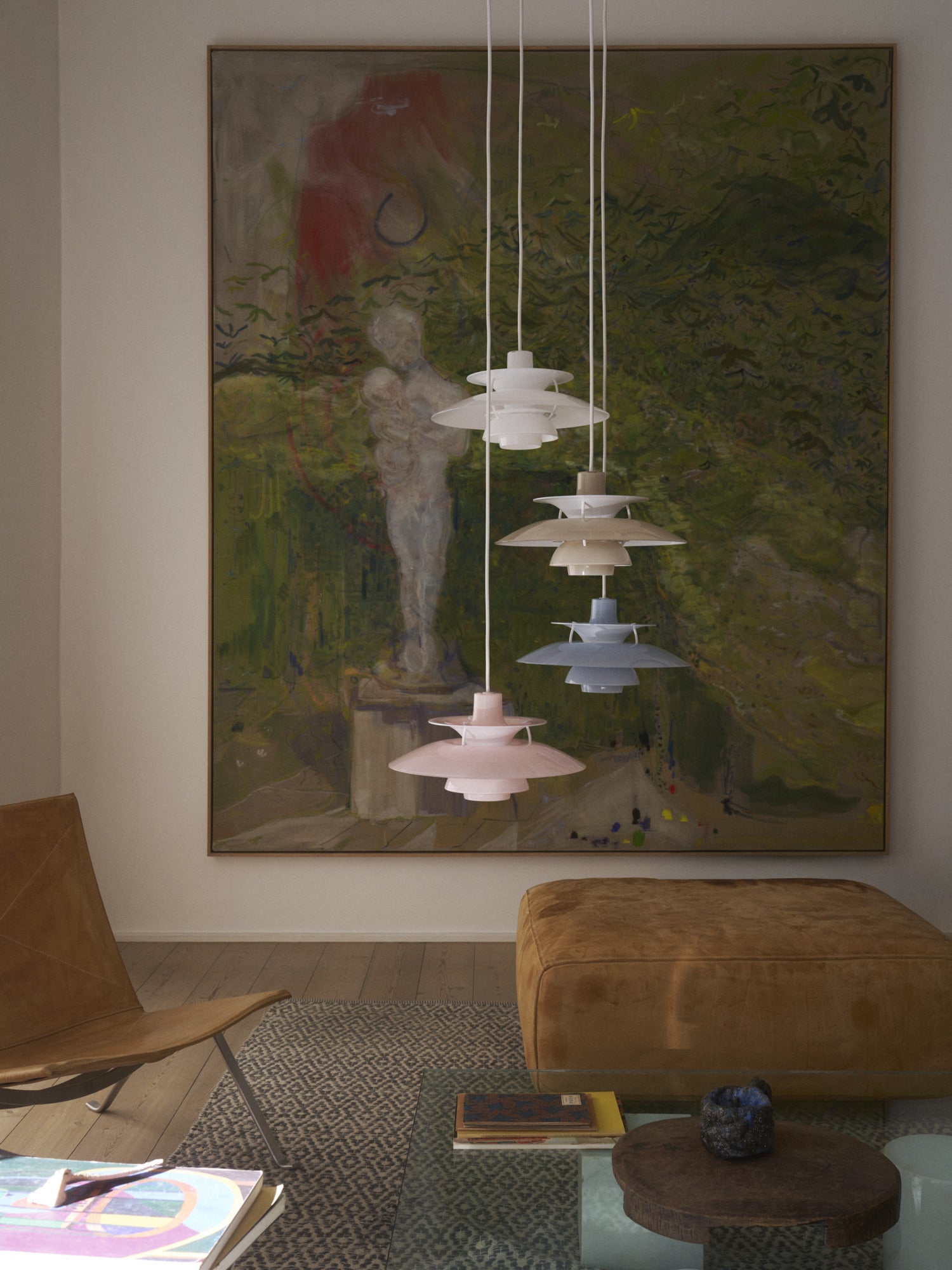 Lampa wisząca PH 5 OPAL błękitny – Louis Poulsen