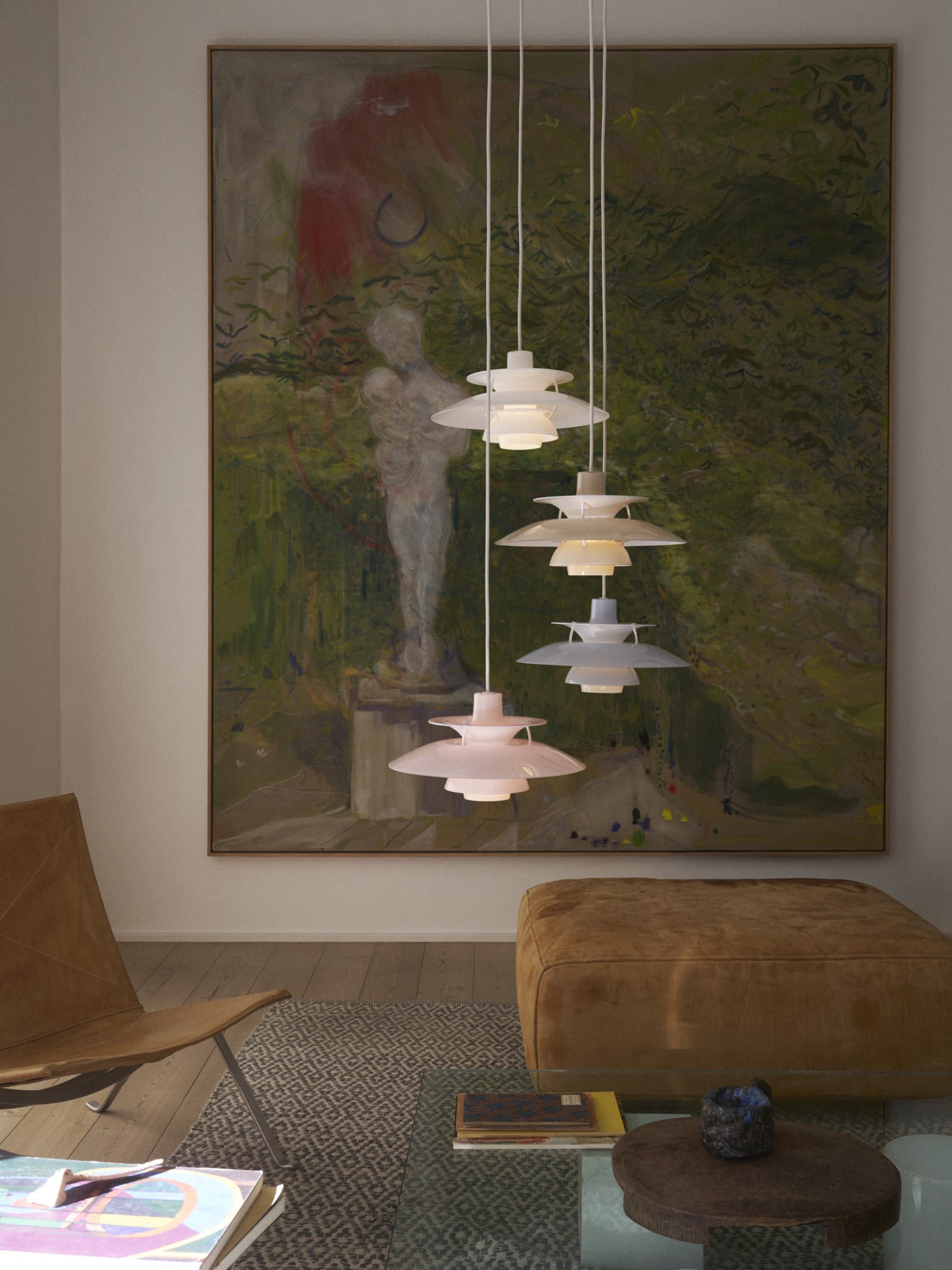 Lampa wisząca PH 5 OPAL błękitny – Louis Poulsen