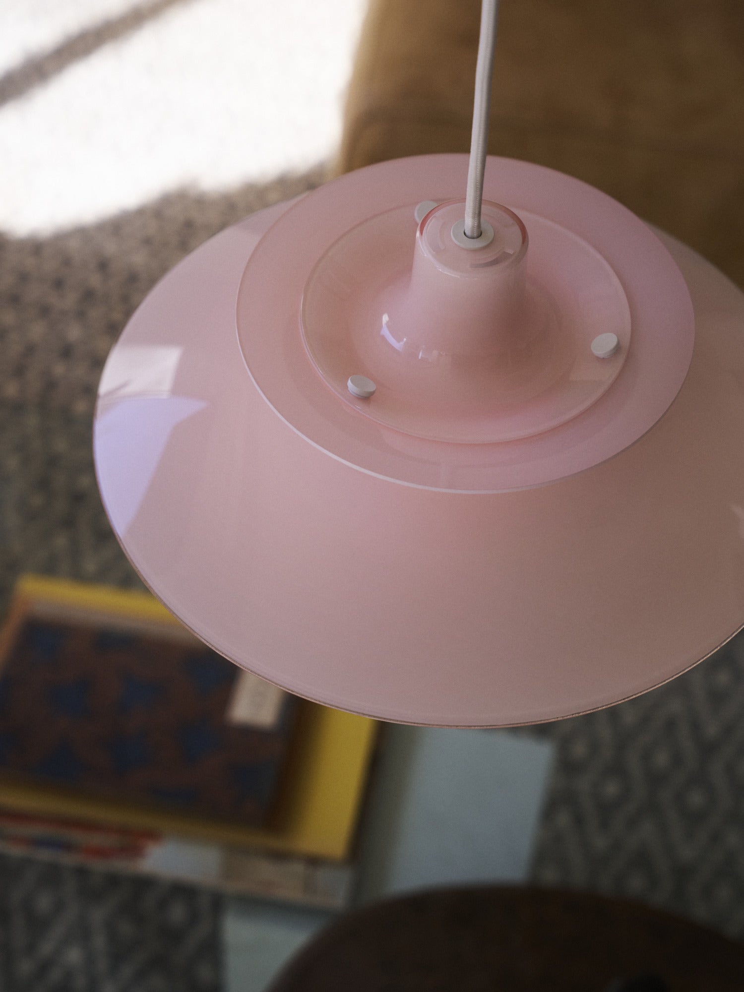 Lampa wisząca PH 5 OPAL jasnoróżowy