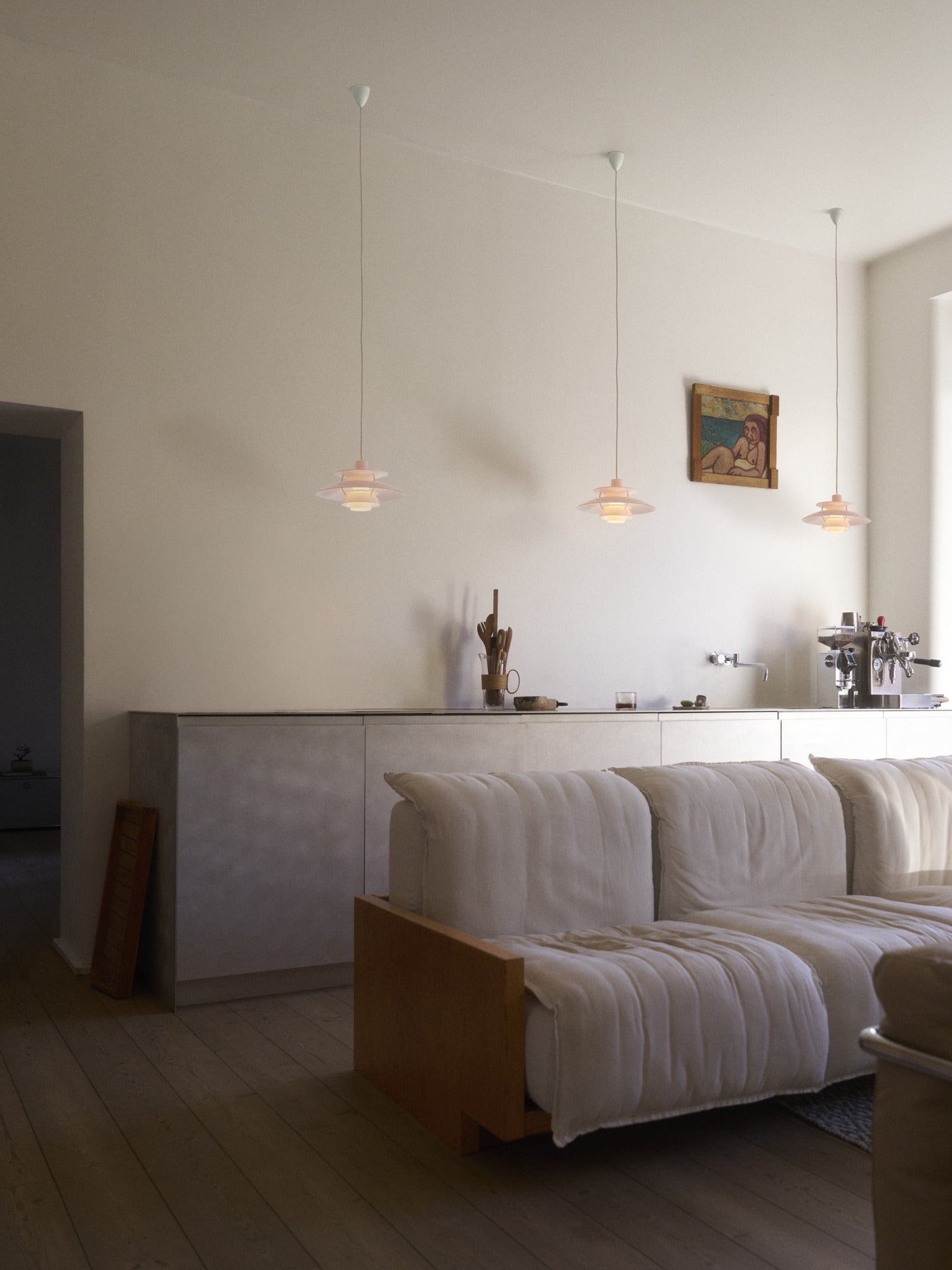 Lampa wisząca PH 5 OPAL jasnoróżowy
