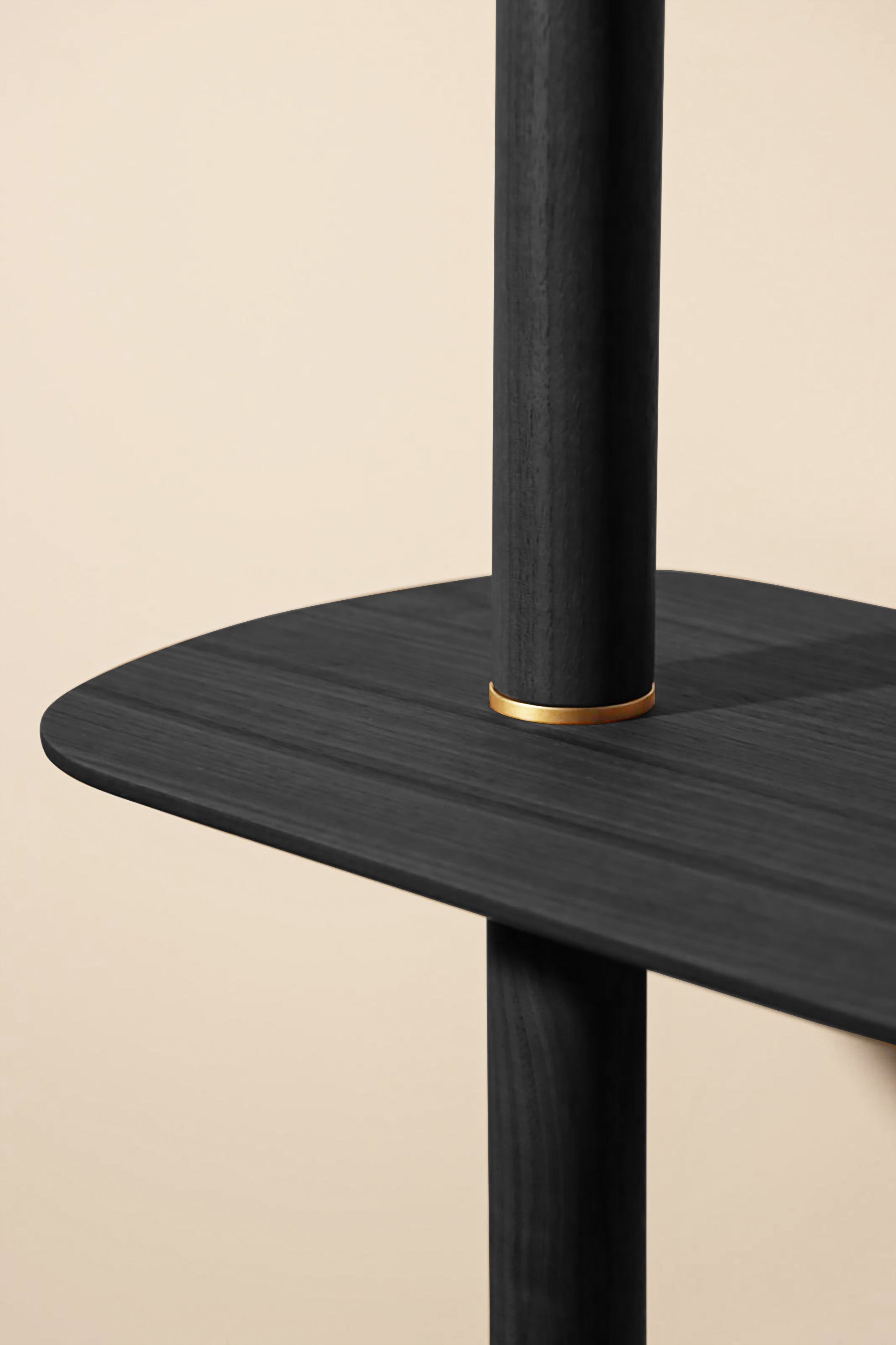 Wandrek AXIS 3 zwart essenhout