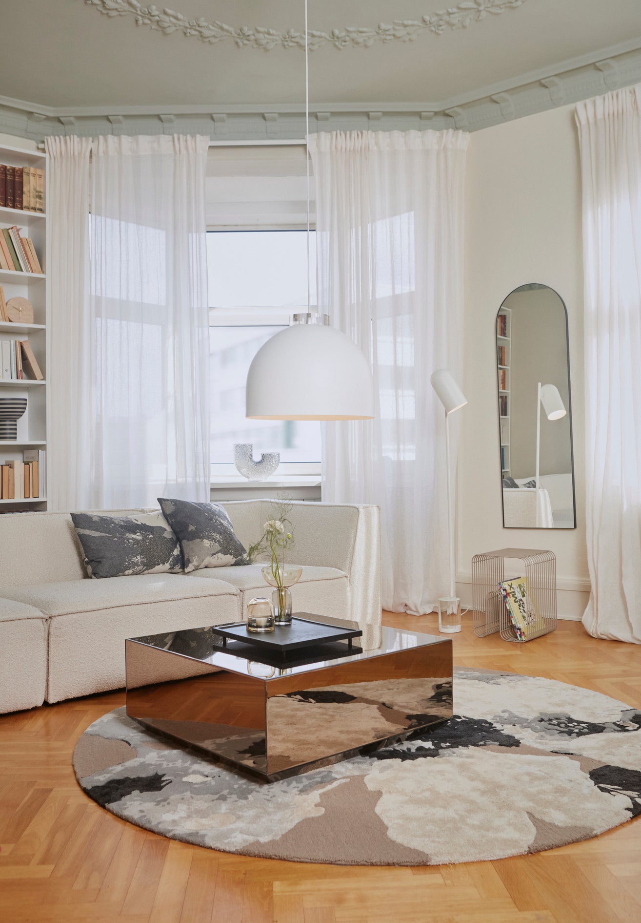 Hanglamp LUCEO ROND wit