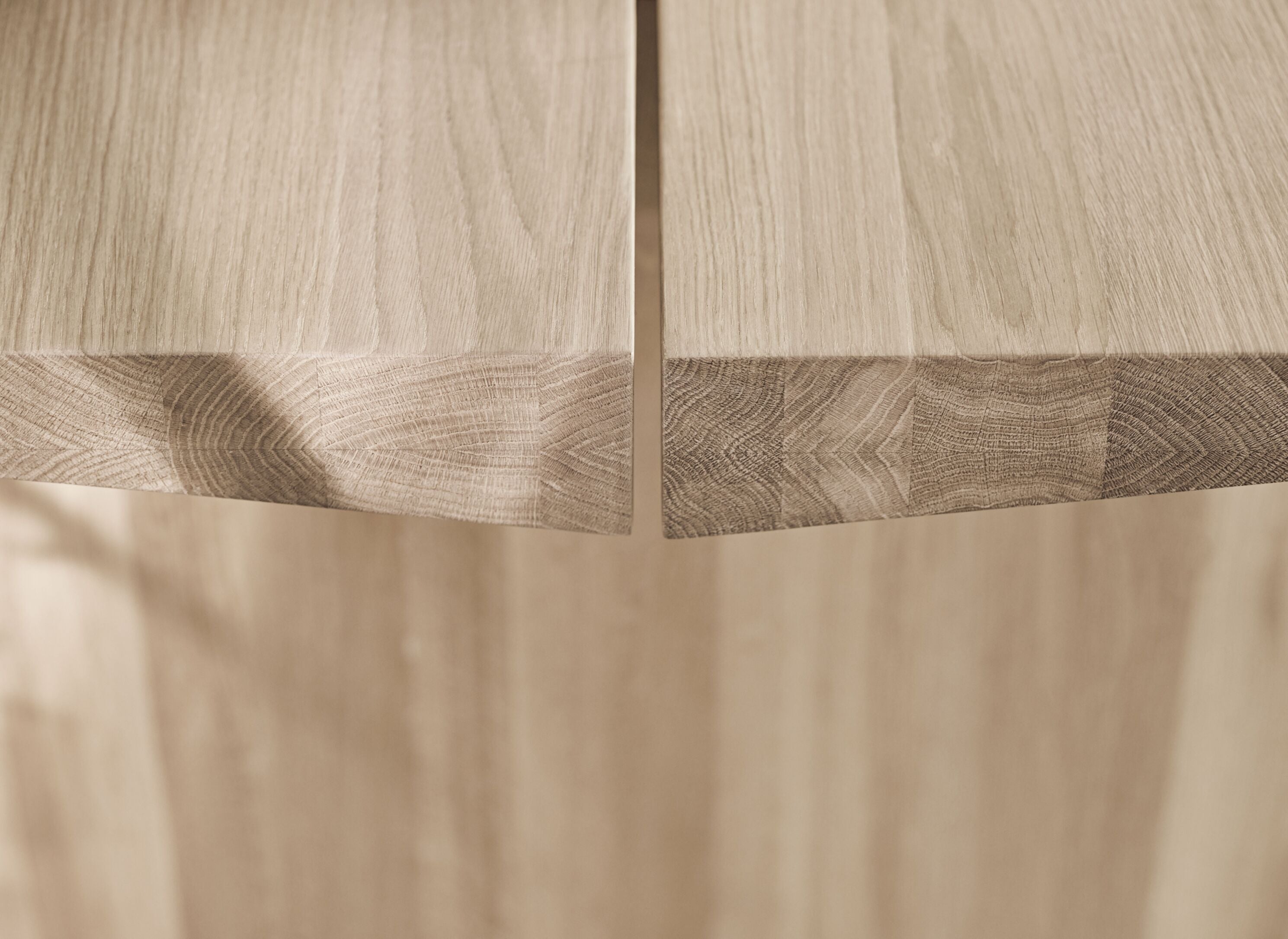 Alps bench bleached oak wood