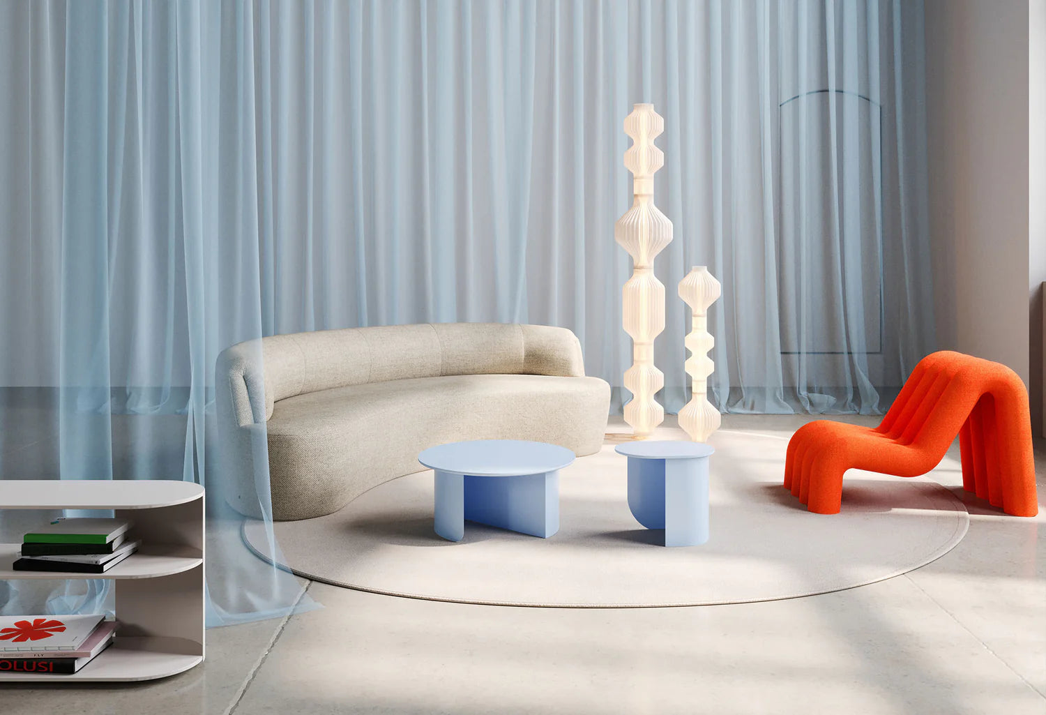 Kaffeetisch PLATEAU sandfarben