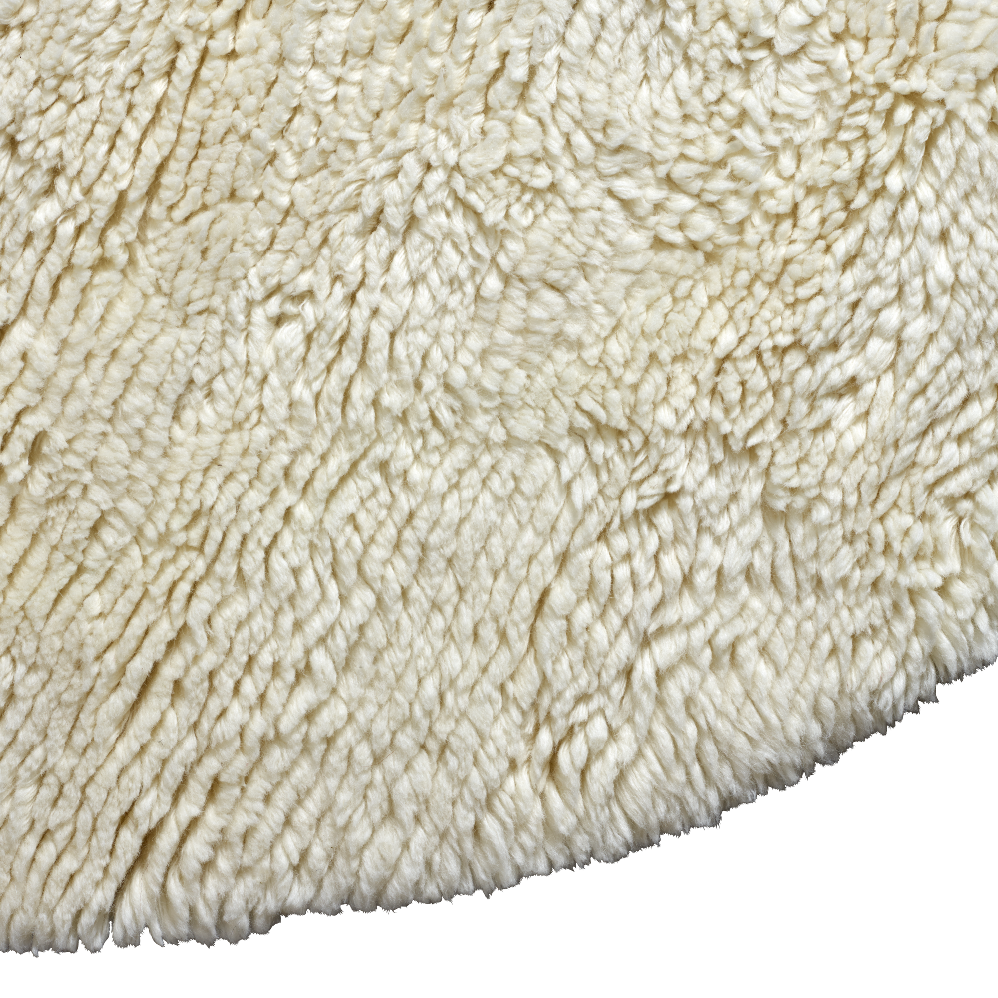 Ronde vloerkleed ALVE crème