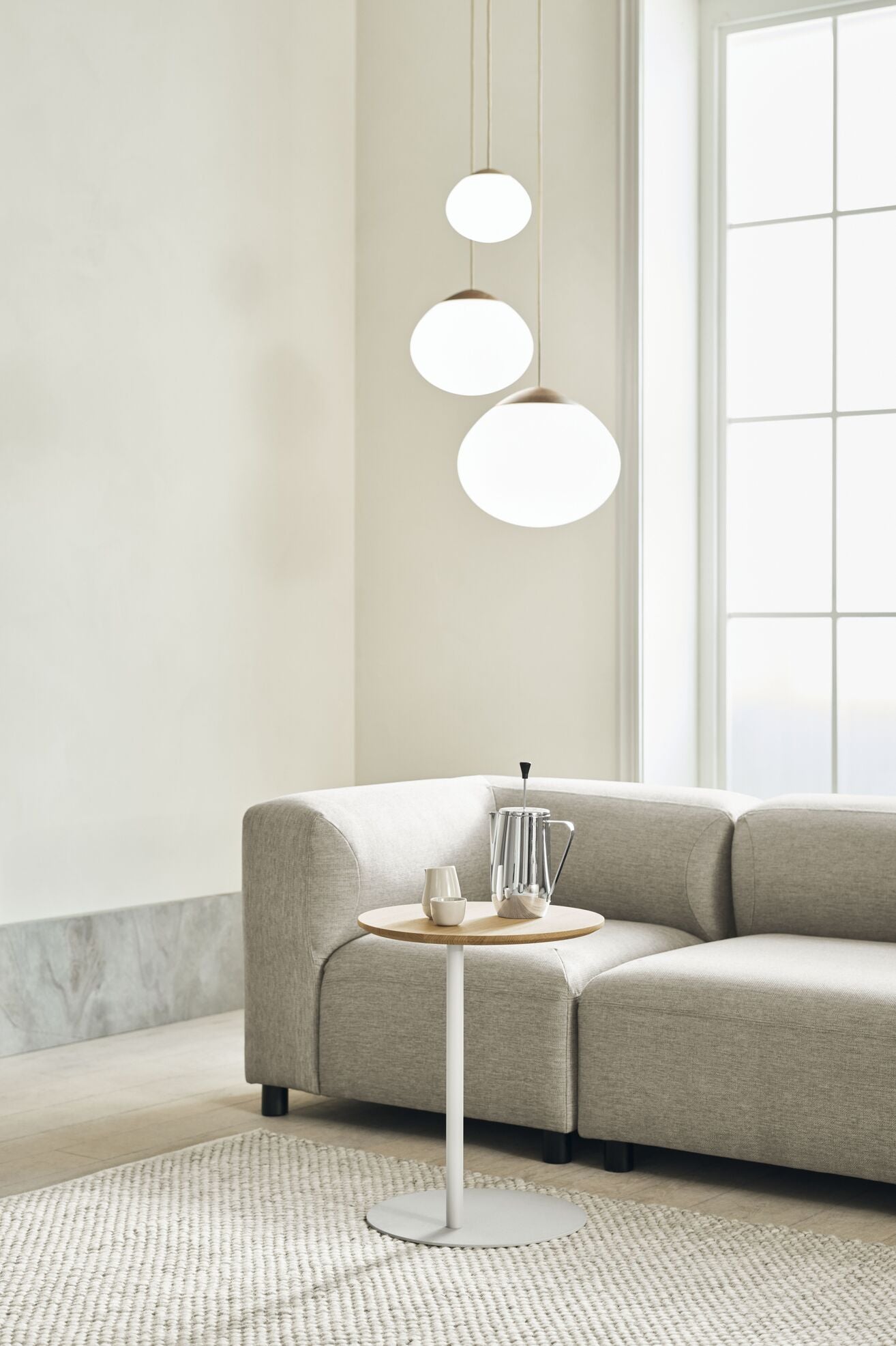 Hoekbank 3-zits rechts ANGLE gestoffeerd